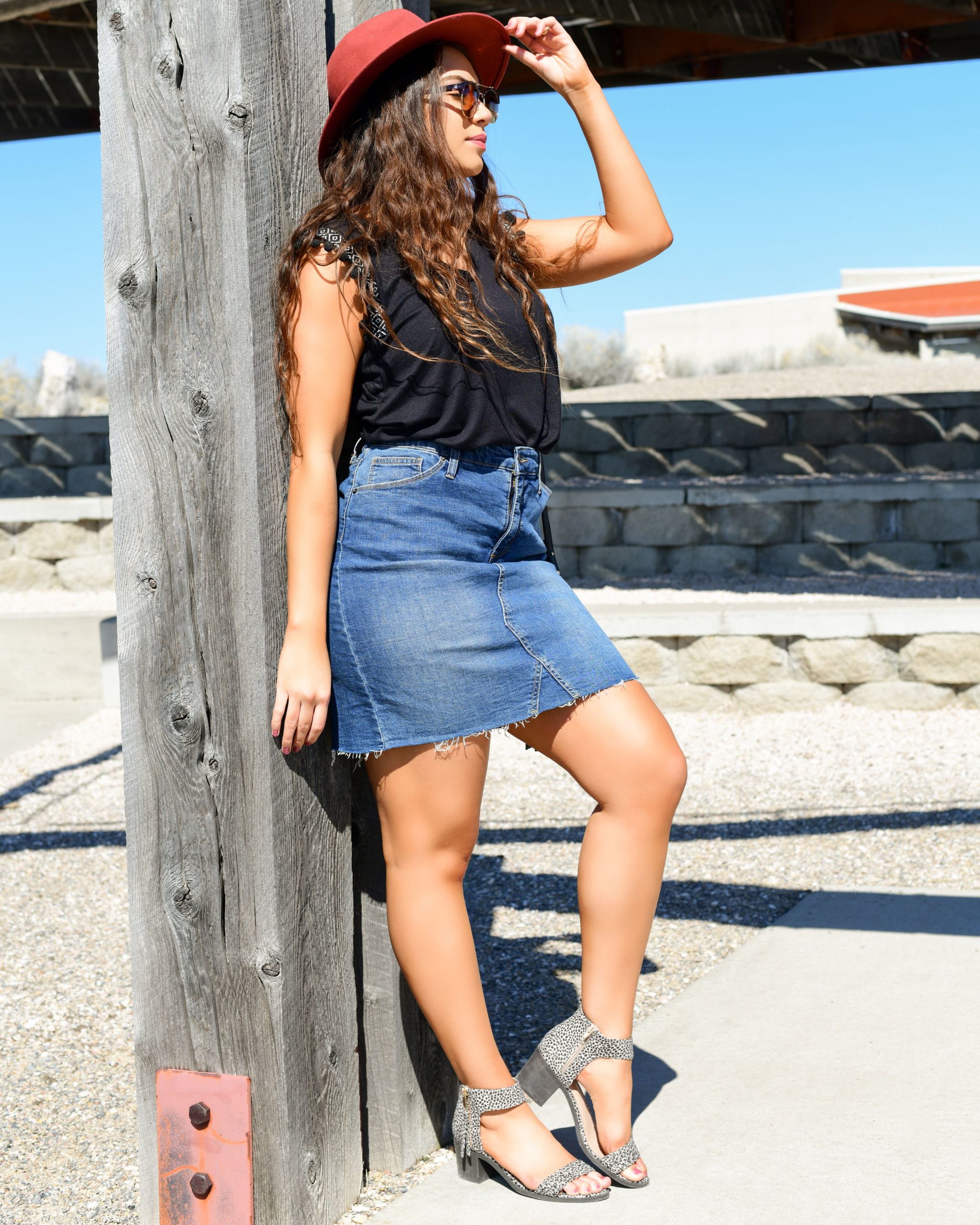 Ankle Strap Heeled Sandals