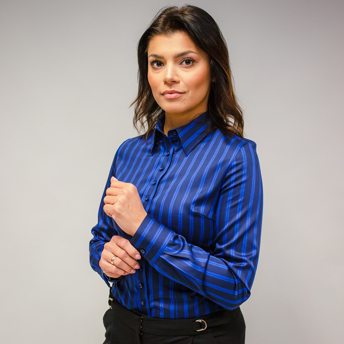 Striped Long Sleeve Shirts for Women