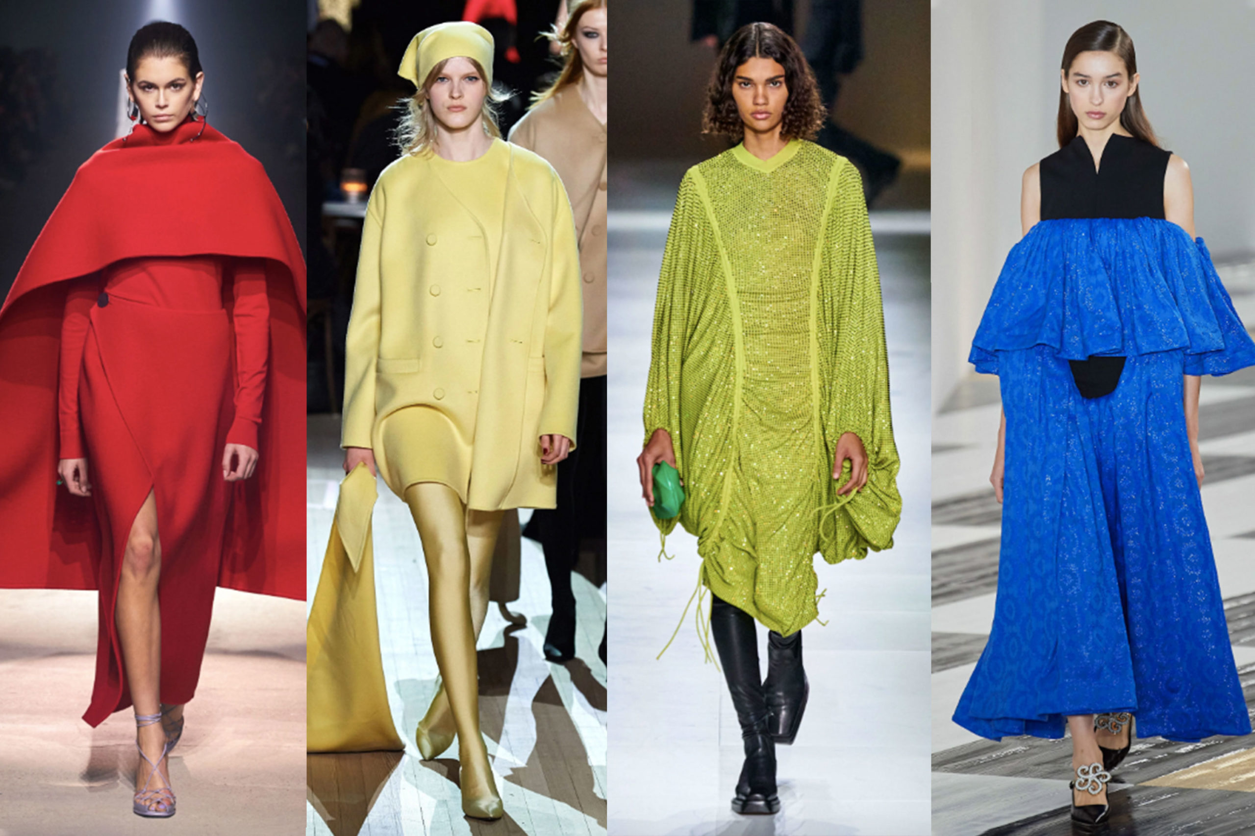 Seasonal colours in fashion trend