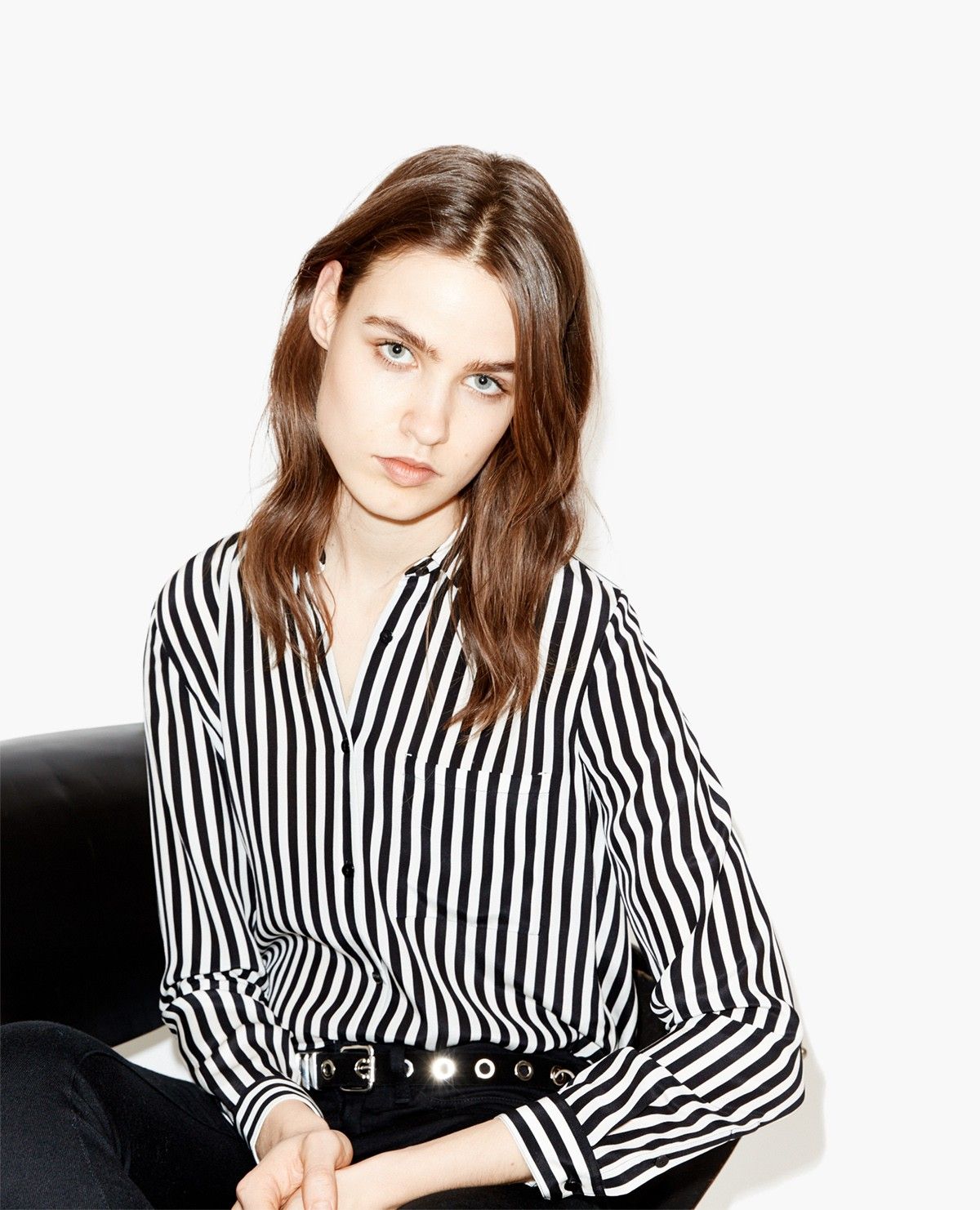 Striped Long Sleeve Shirts for Women