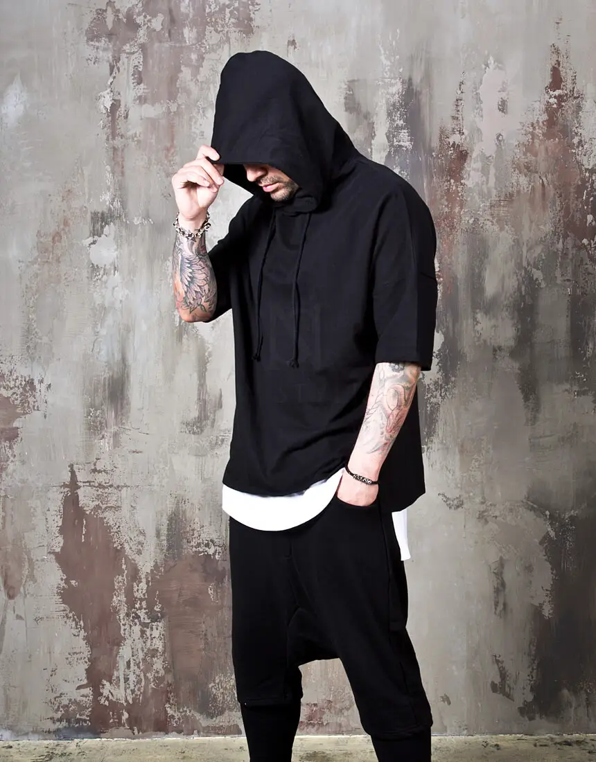 short sleeve hoodie
