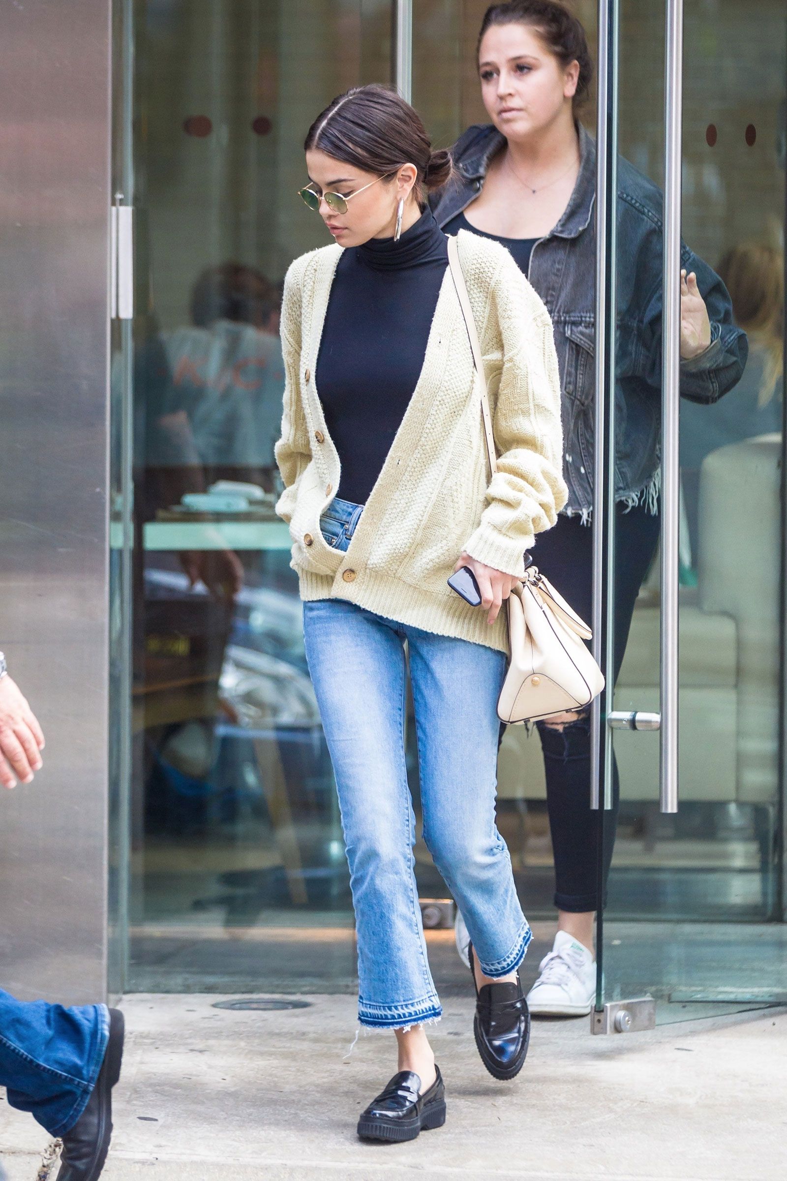 Chunky Loafers for Women with summer dress