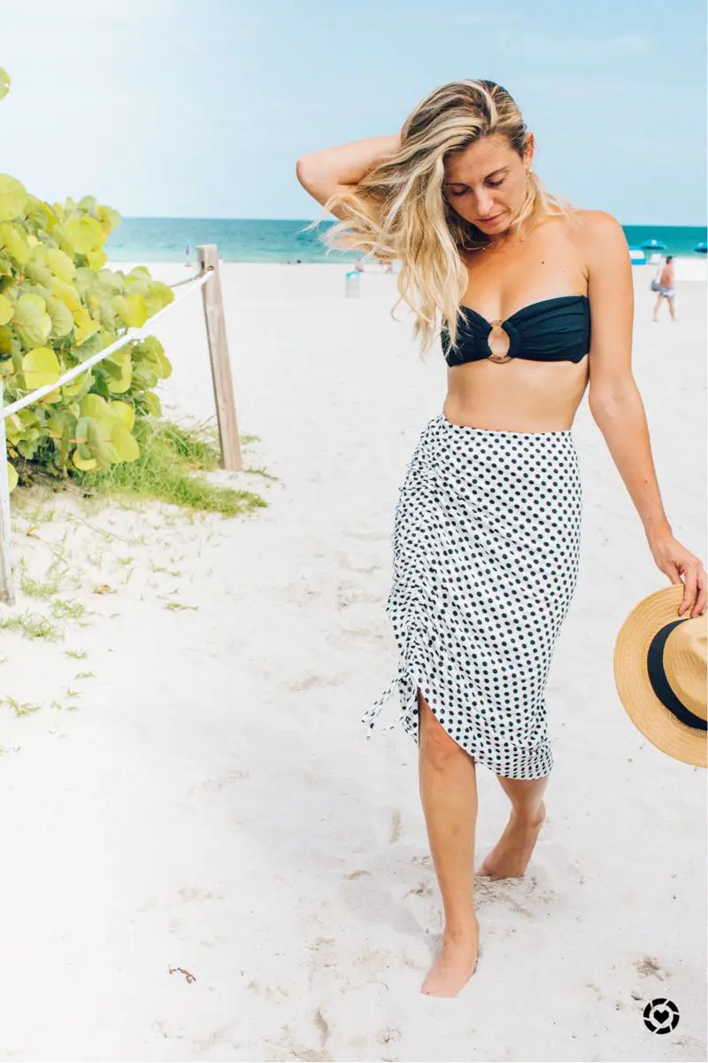 Beach Skirt polka dot