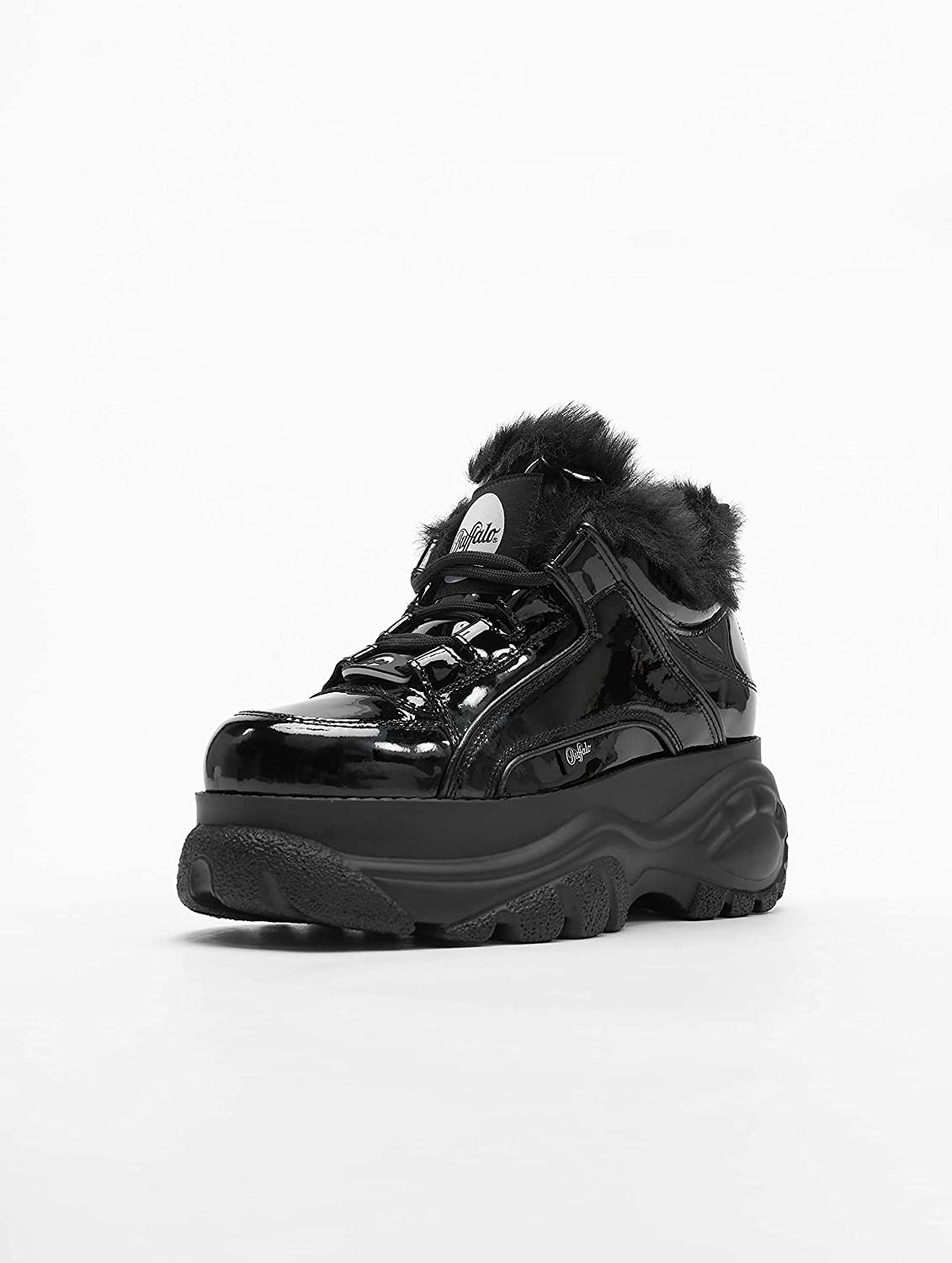 BUFFALO Womens 1339-14 2.0 Platforms Shoes Black