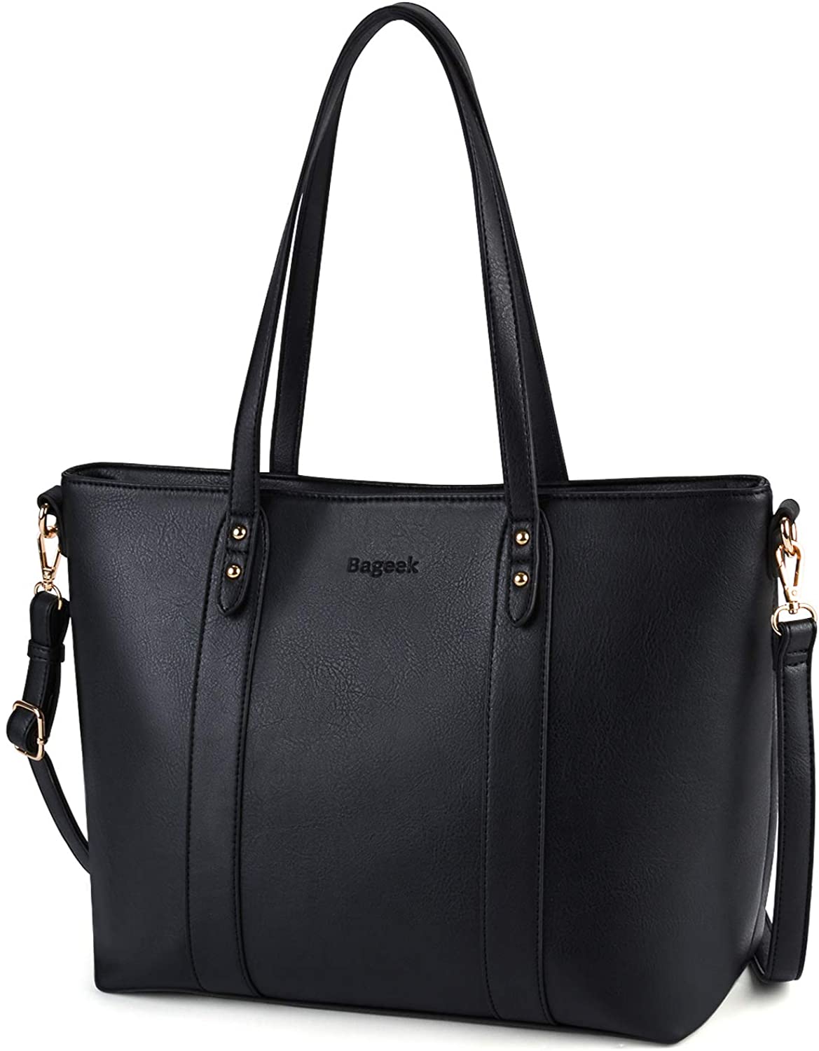 Bageek Large Black Handbag,Bags for Women Tote Bags for Women Black Leather Handbag Large Ladies Bag Women Handbags Designer Fashion Shoulder Bag Ladies Synthetic Tote Bag Crossbody Bags