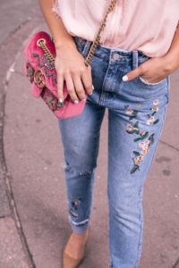 Embroidered Jeans image