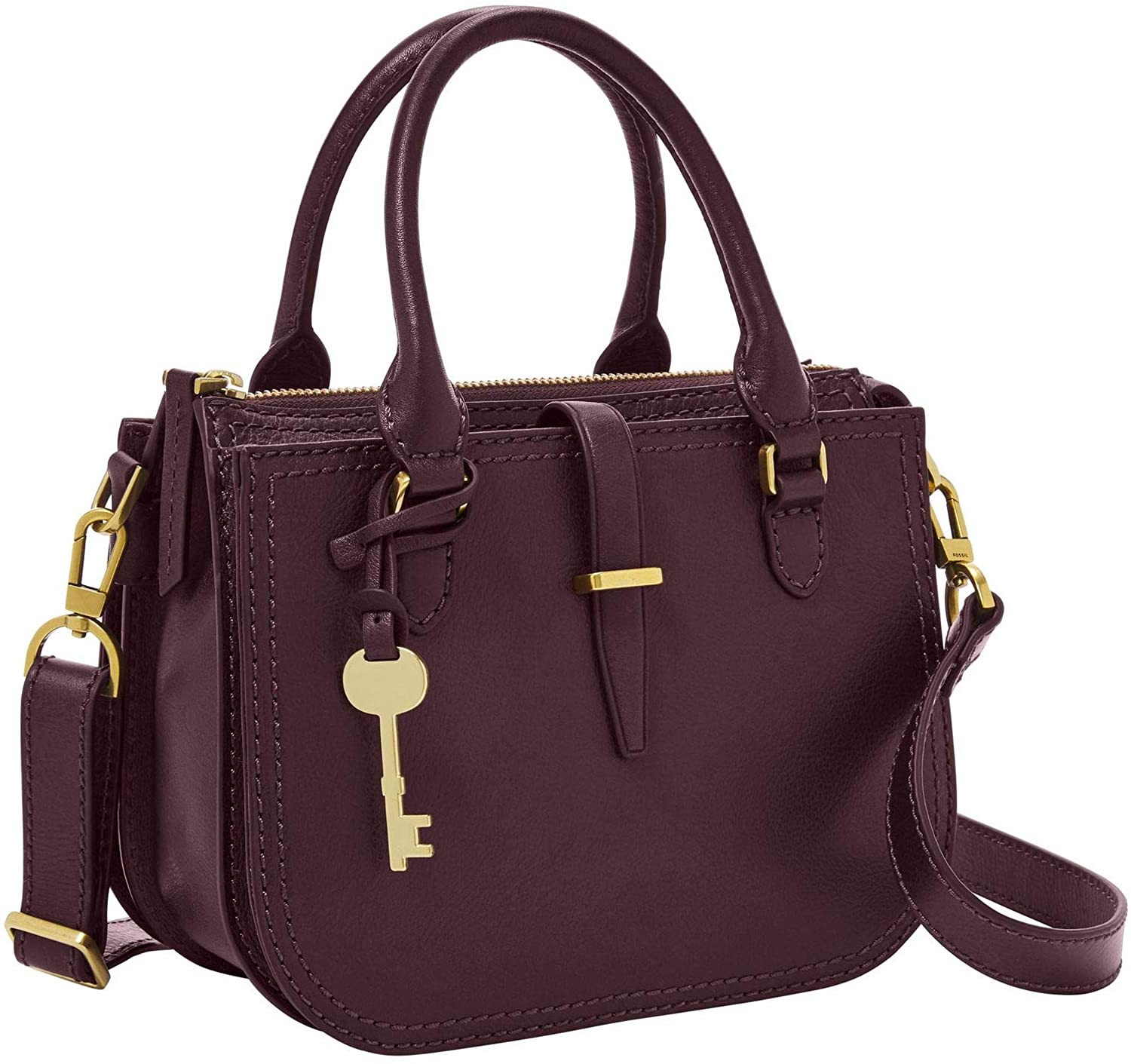Fossil Ryder Handbag Wine Wein, Rot