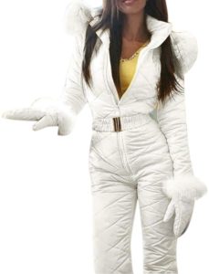 Hvoz Women's Ski Suit, Women Winter Warm Snowsuit