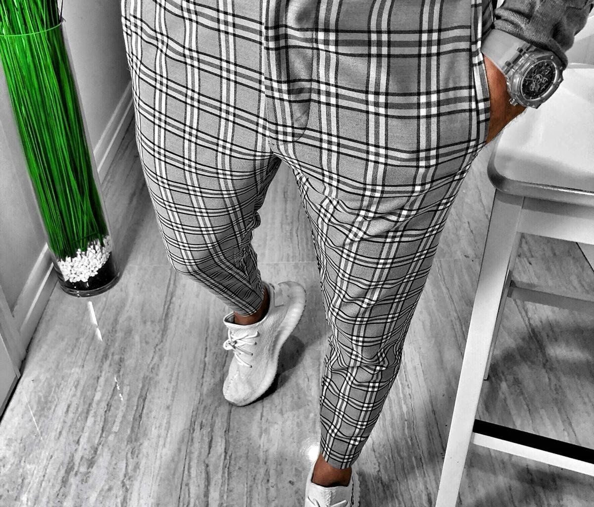 Mens Skinny Cropped Pants For Fashionable Living