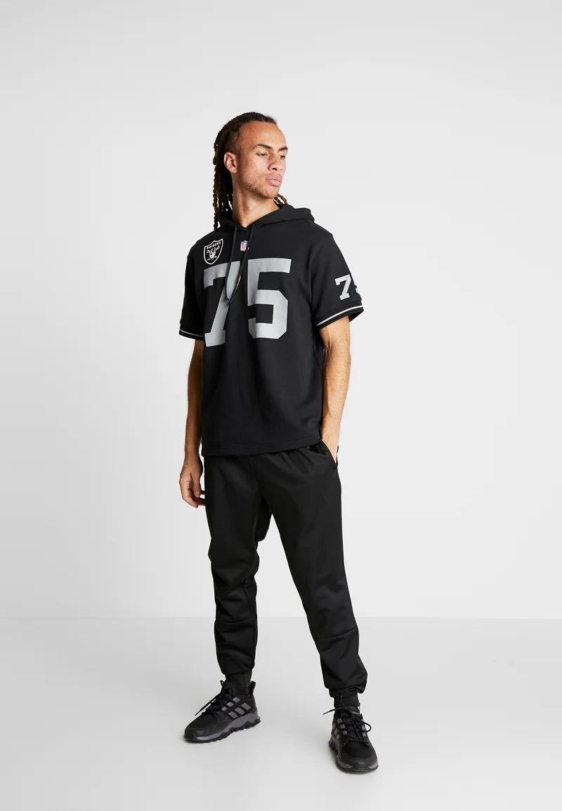 NFL NAME NUMBER HOODED SHORT SLEEVE - Hoodie