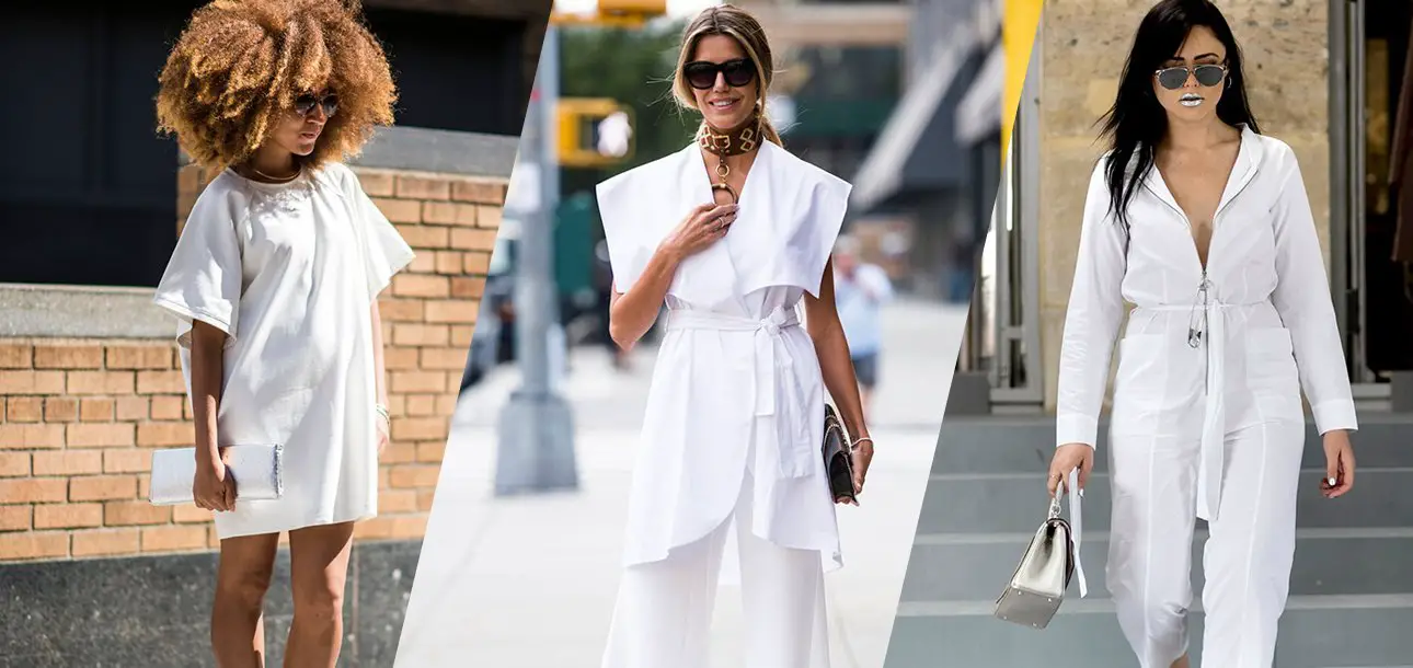 White colour fashion trend
