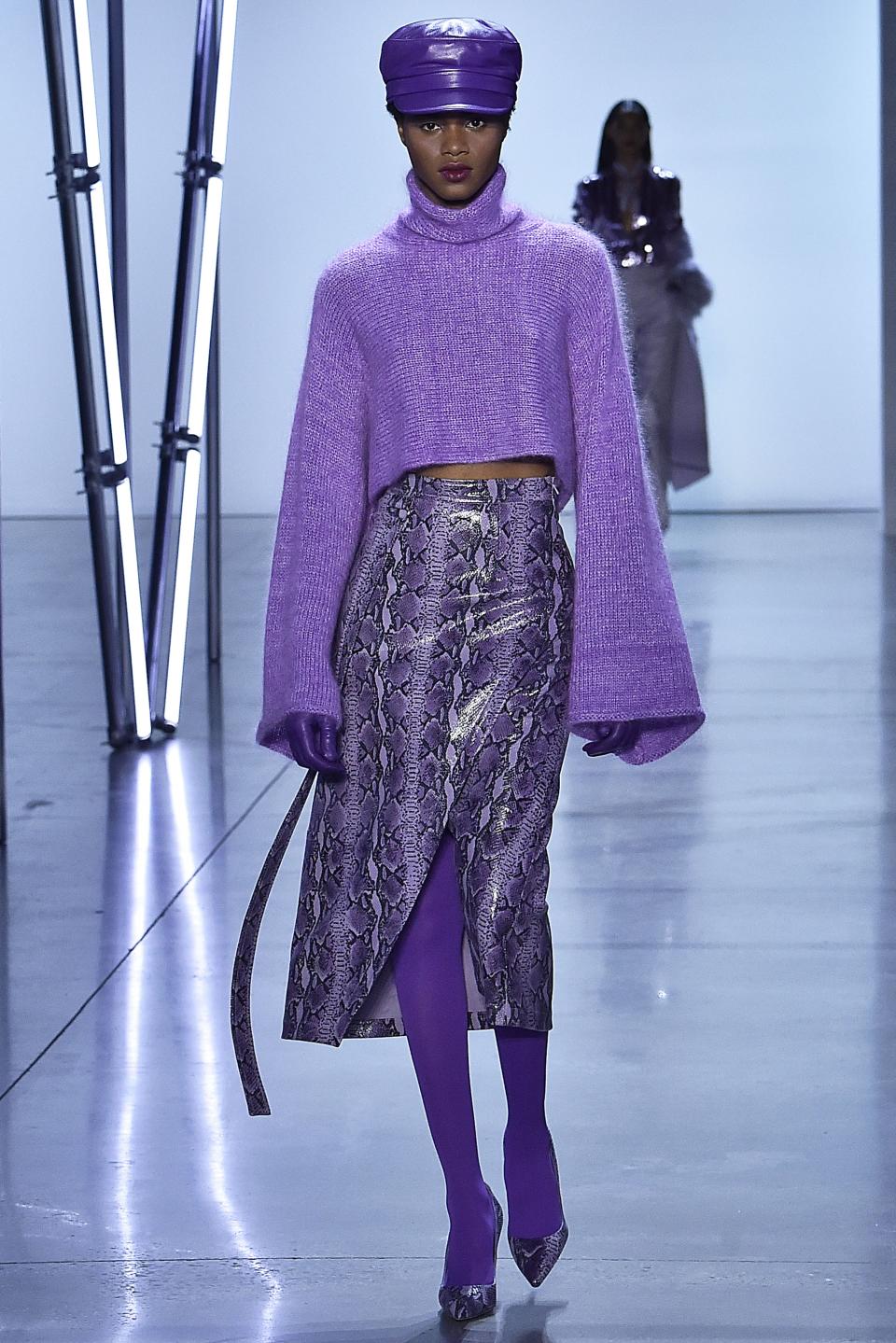 Fall purple tones fashion