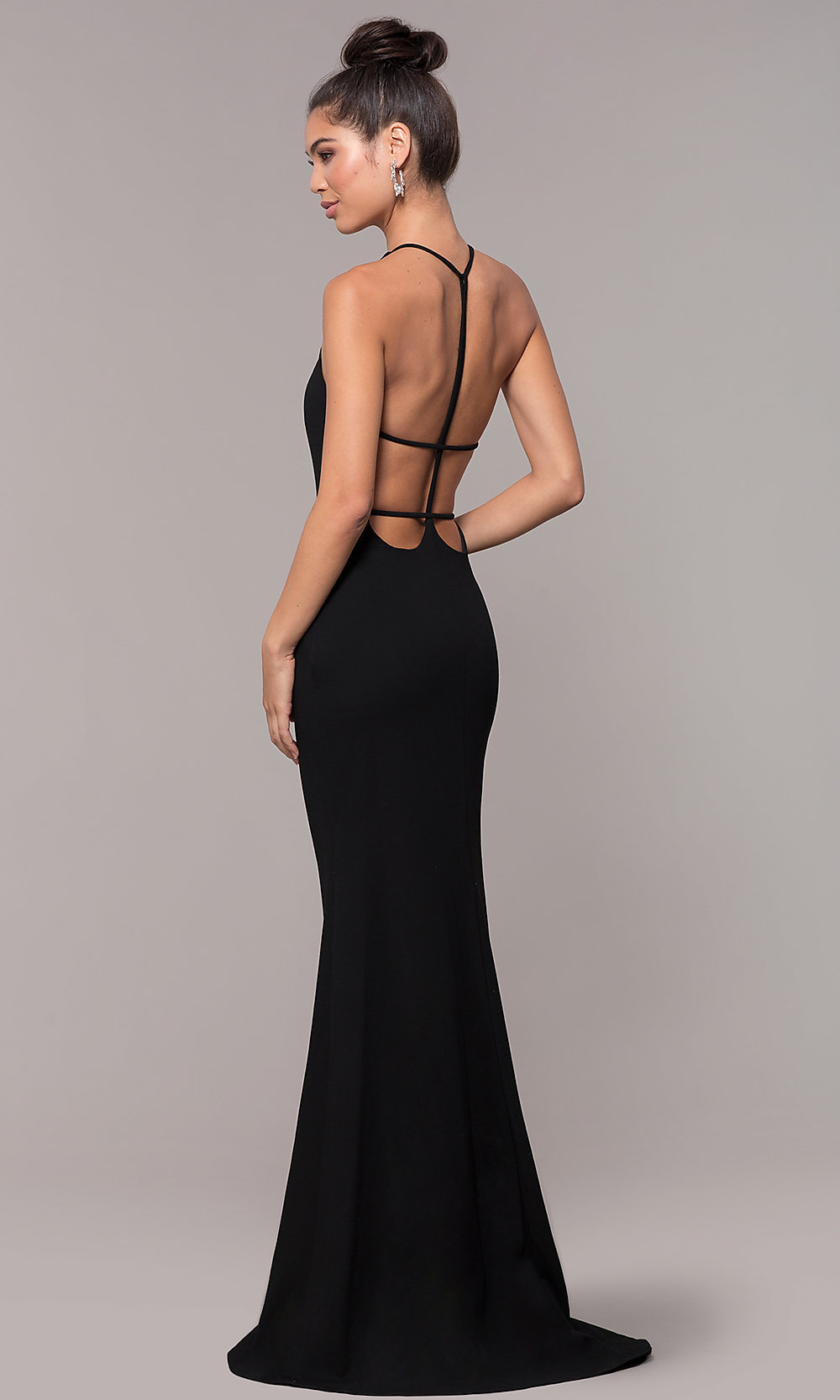 backless cocktail dress