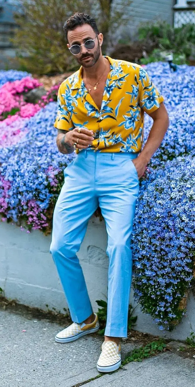 Men's Floral Printed Shirts