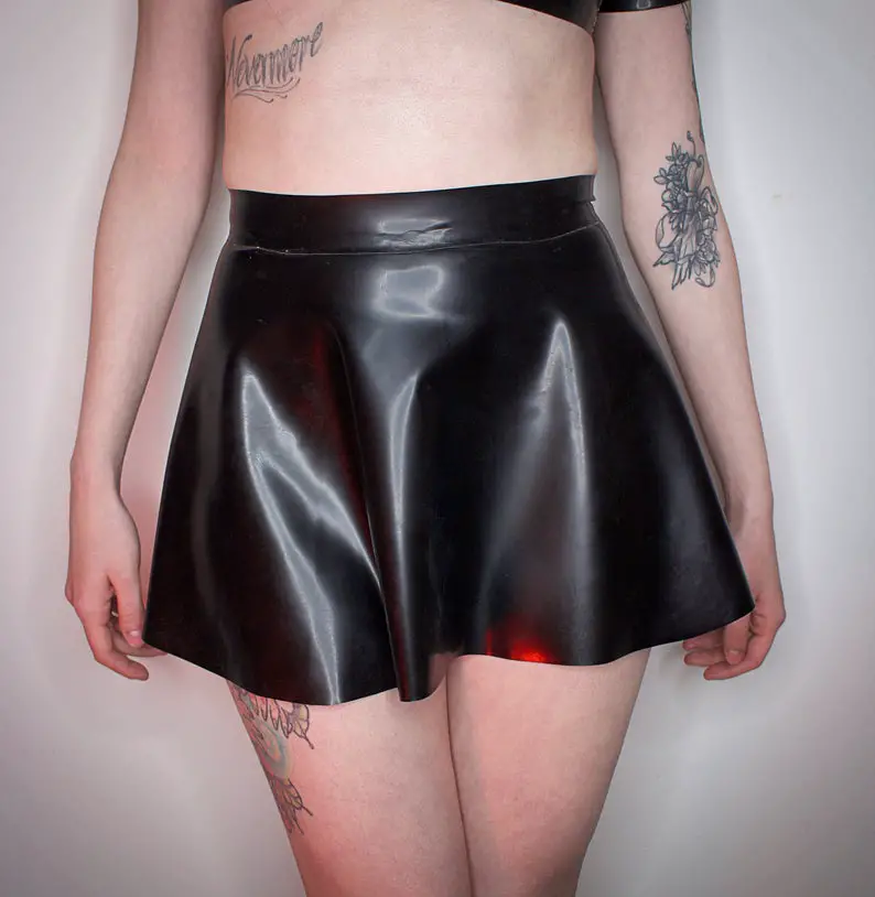 Latex Skater Skirt