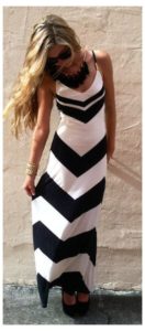 maxi outfits with black accessories image