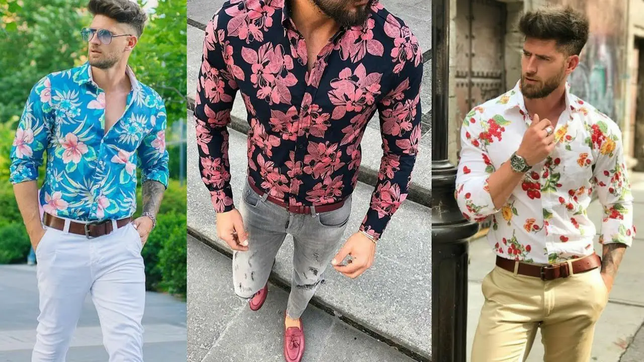 Men's Floral Printed Shirts