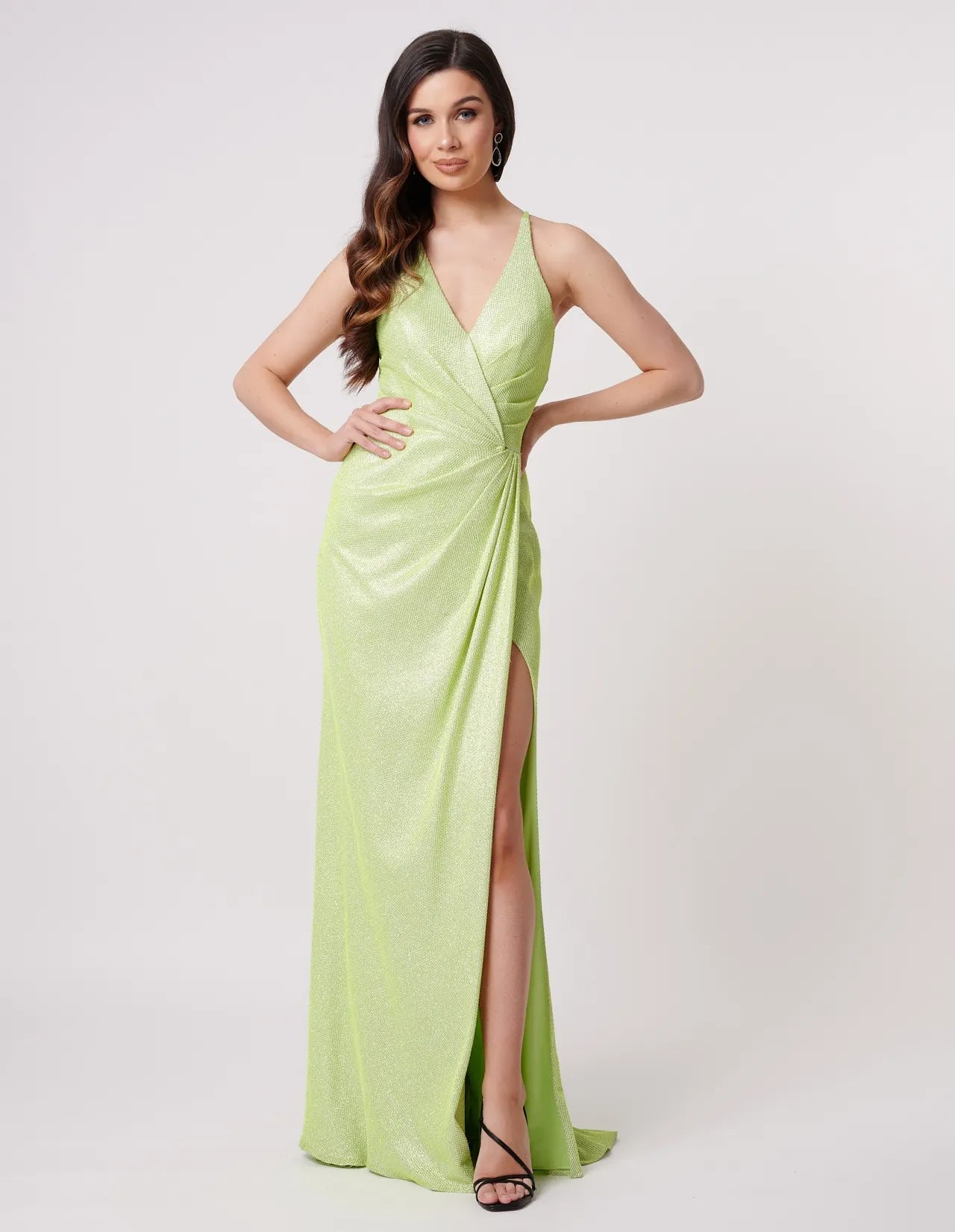 Silk Wrap Maxi Dress