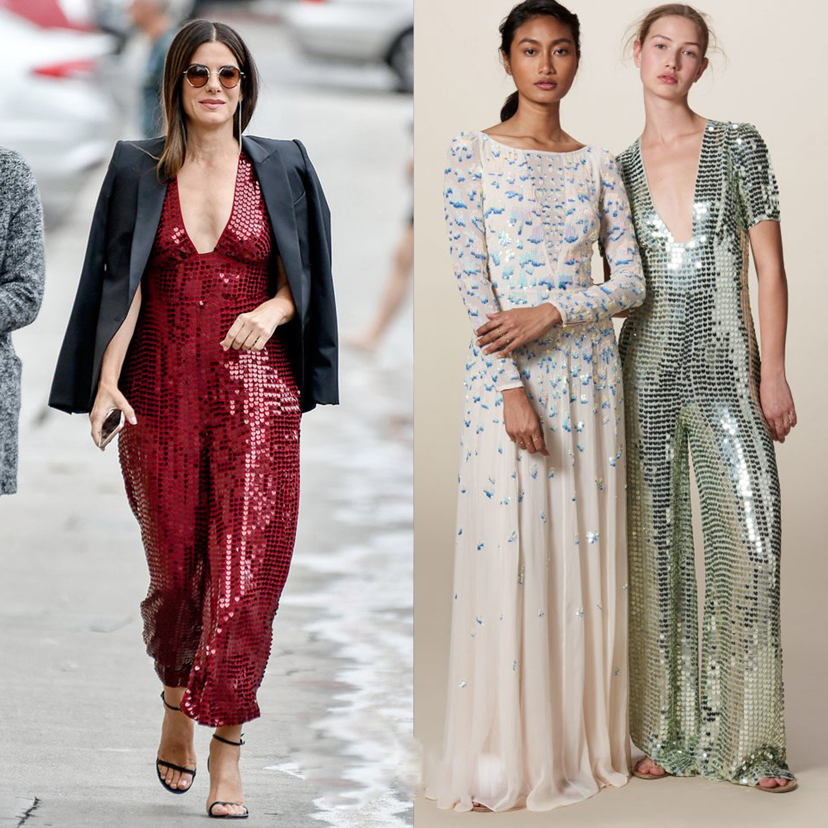 sequin jumpsuit