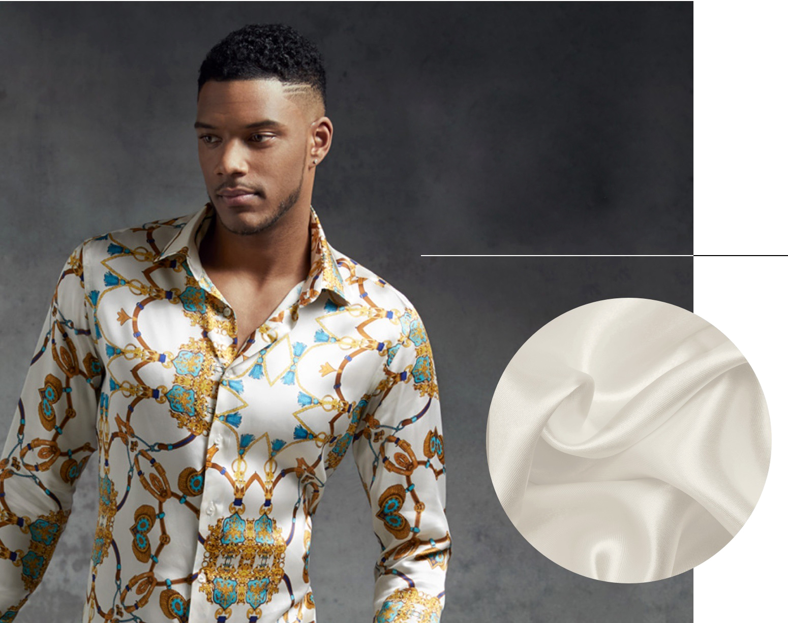 mens satin shirts uk