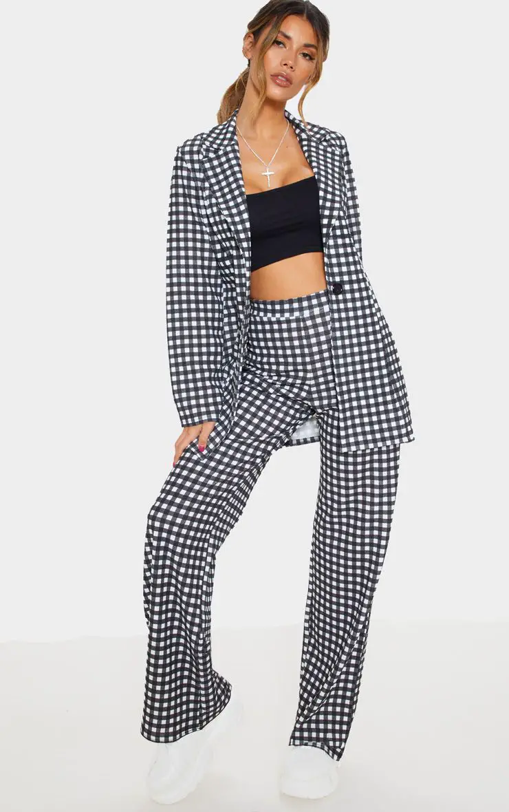 gingham pants