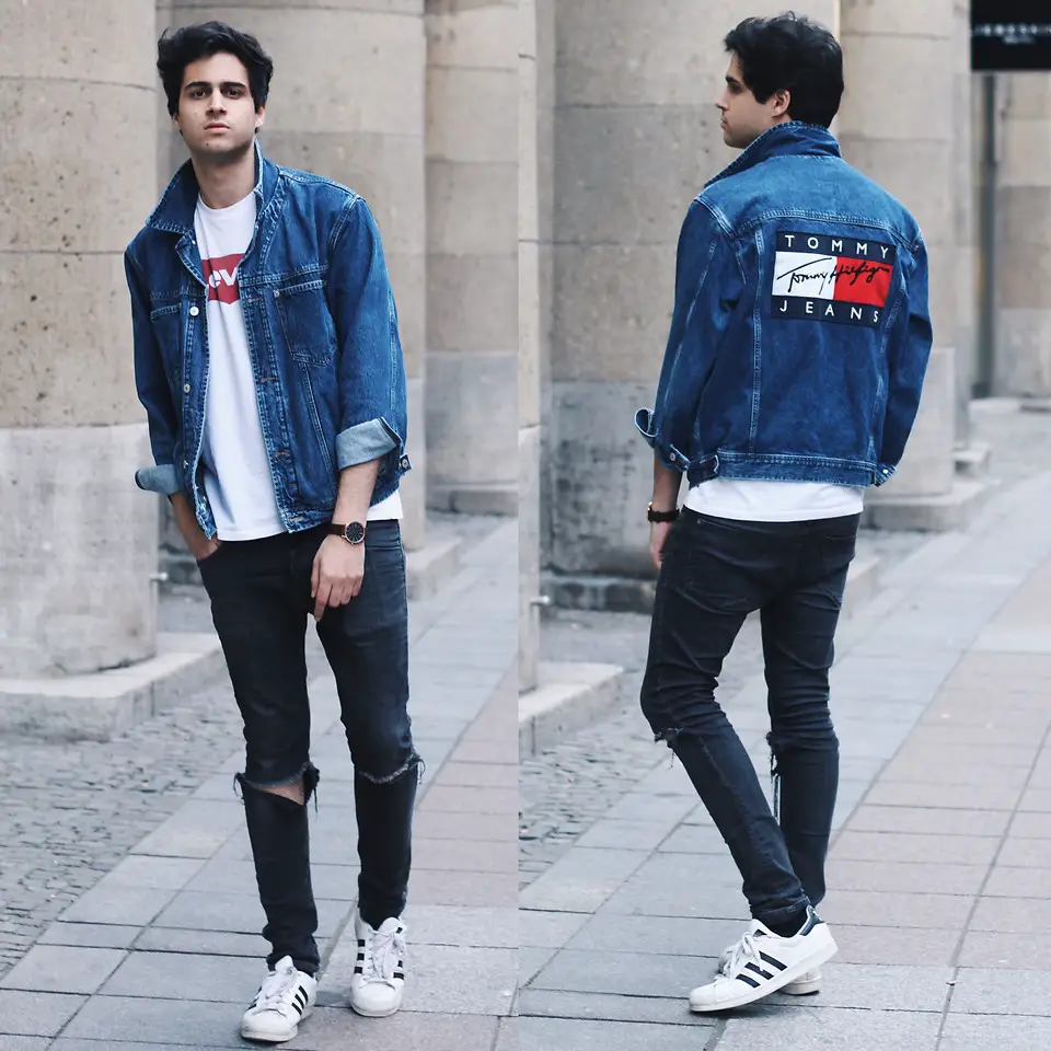 Tommy Jeans T-shirt style denim jacket
