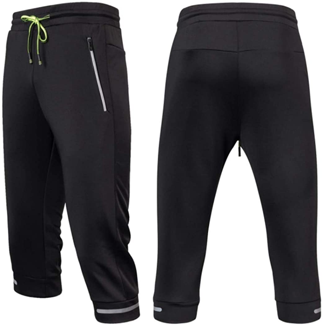 Men Jogging Pants Soccer Training Running Sports Fitness Football Cropped 3/4 Pant Bodybuilding Sweatpants Leggings Clothes