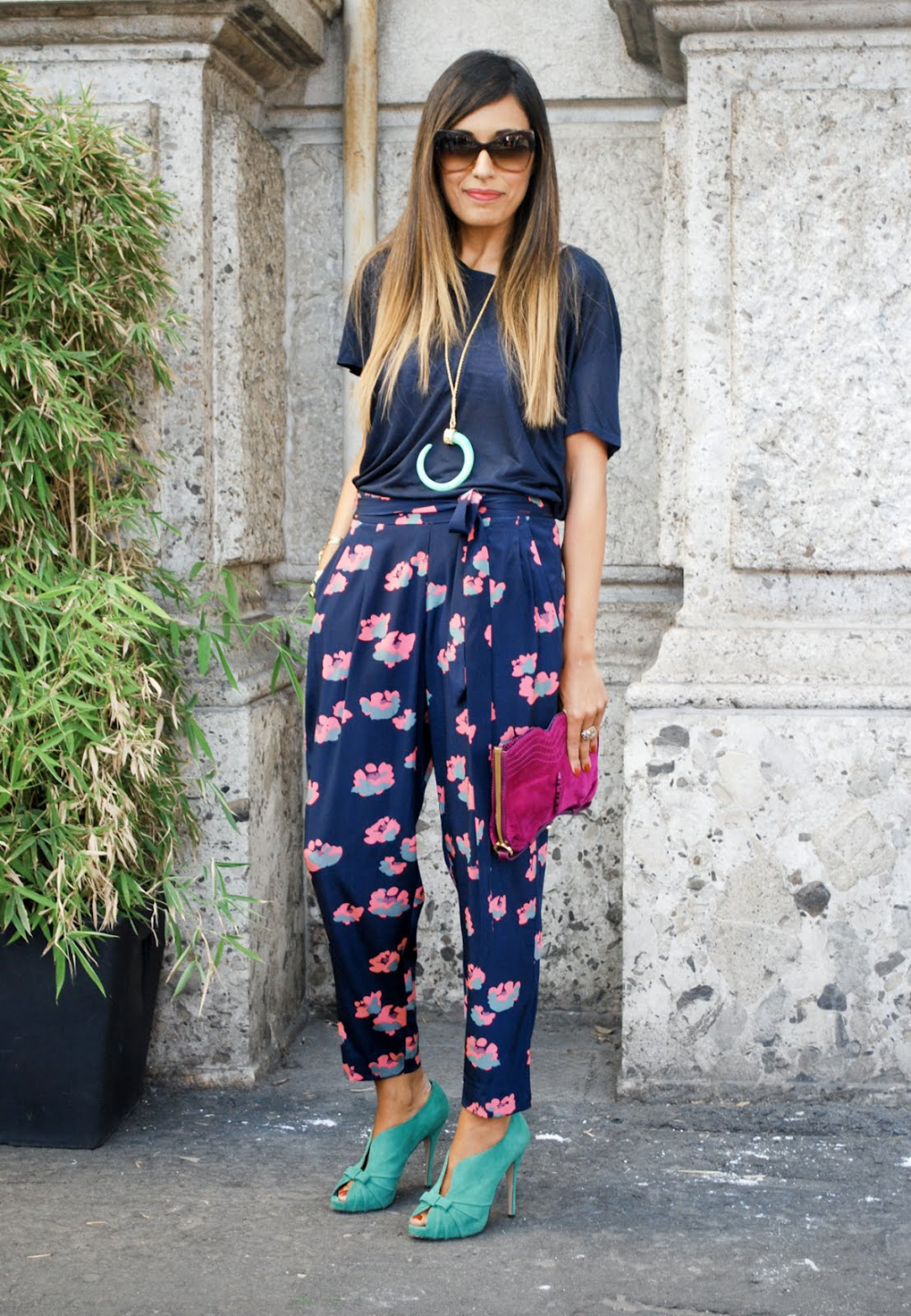 Floral Trousers
