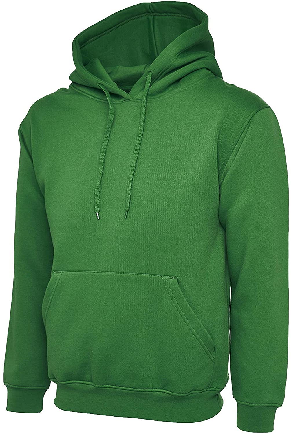Uneek Mens Classic Plain Pullover Hooded Sweatshirt Hoodie Sweater (22 Colours)