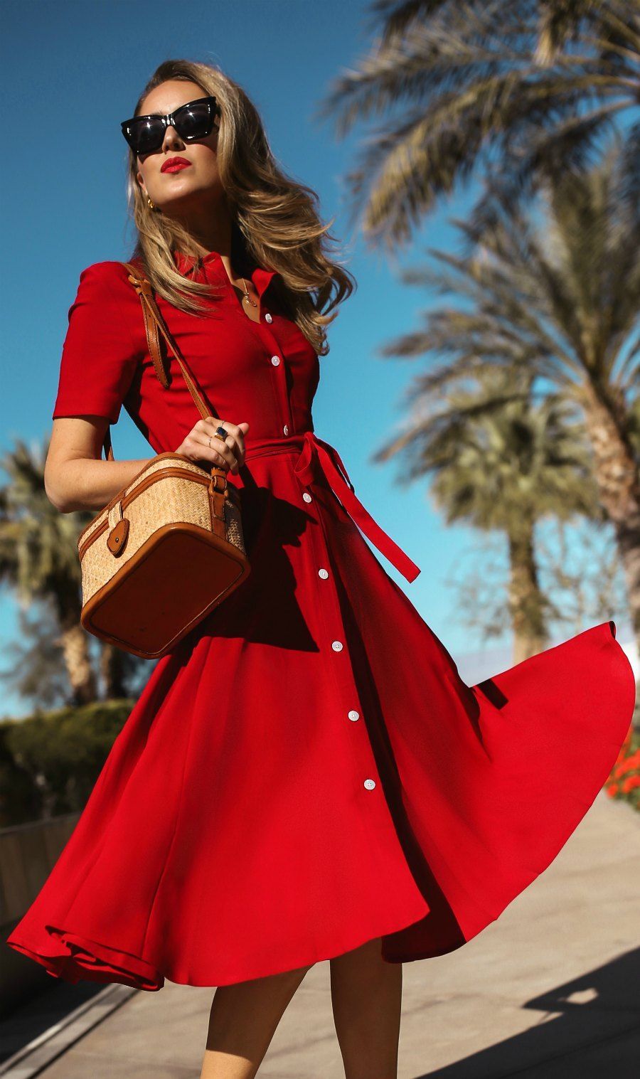 Elegant Button Down Dress
