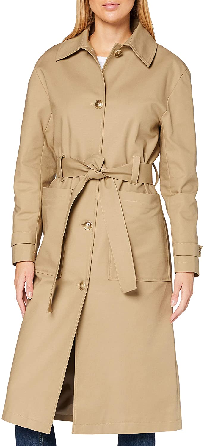 Amazon Brand - find. Women's Trench Belted Coat