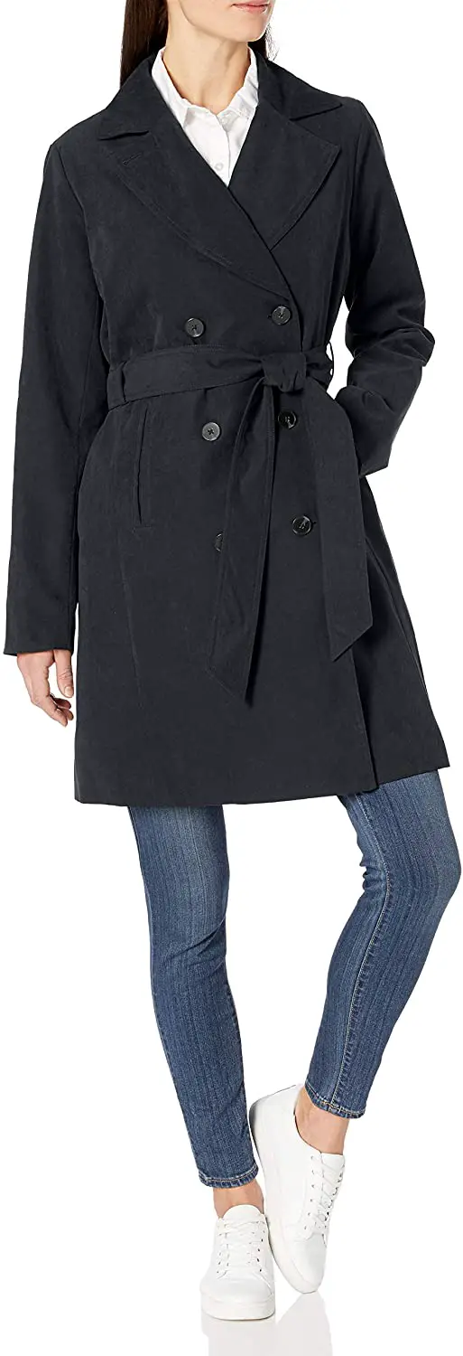 Amazon Essentials Women's Water-Resistant Trench Coat