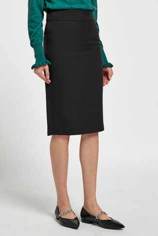 Black Shapewear Pencil Skirt