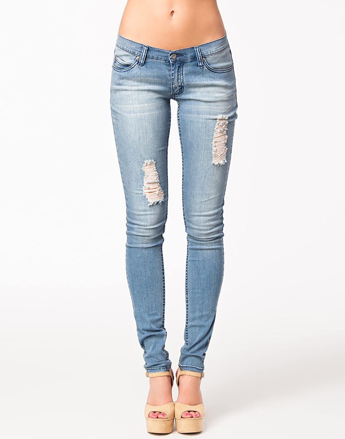 Cheap Monday Women's Slim Junk Blue Jeans