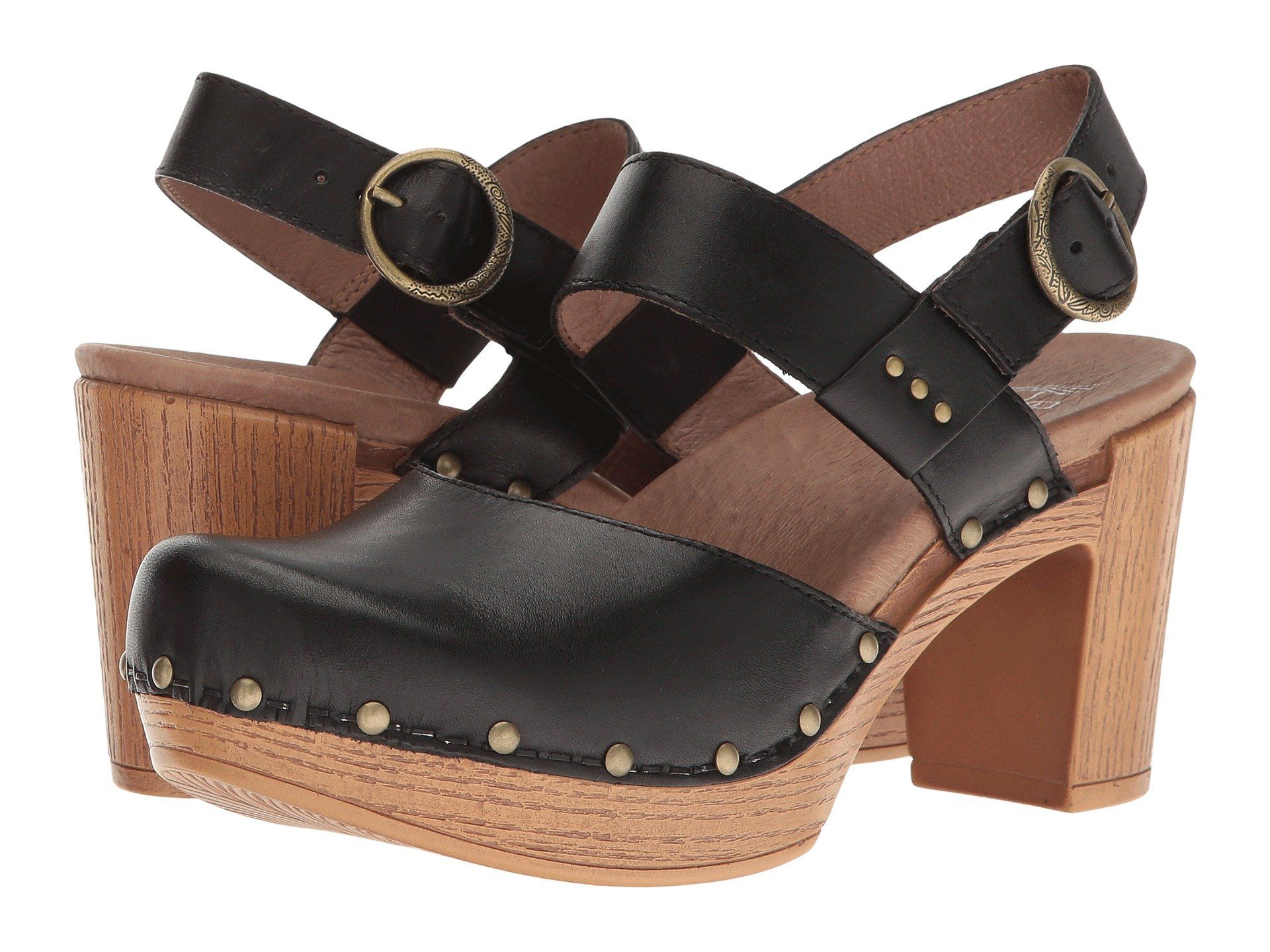 Dansko Dotty In Black Full Grain