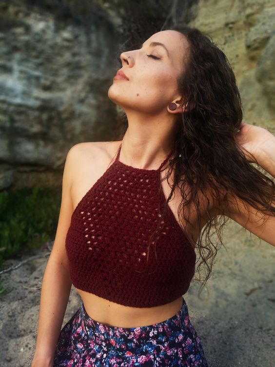 Festival Crochet Crop Tops