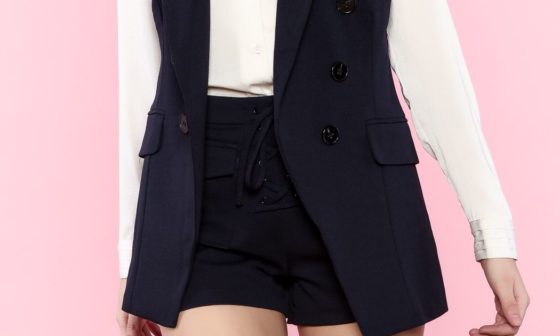 How to Wear a Sleeveless Blazer