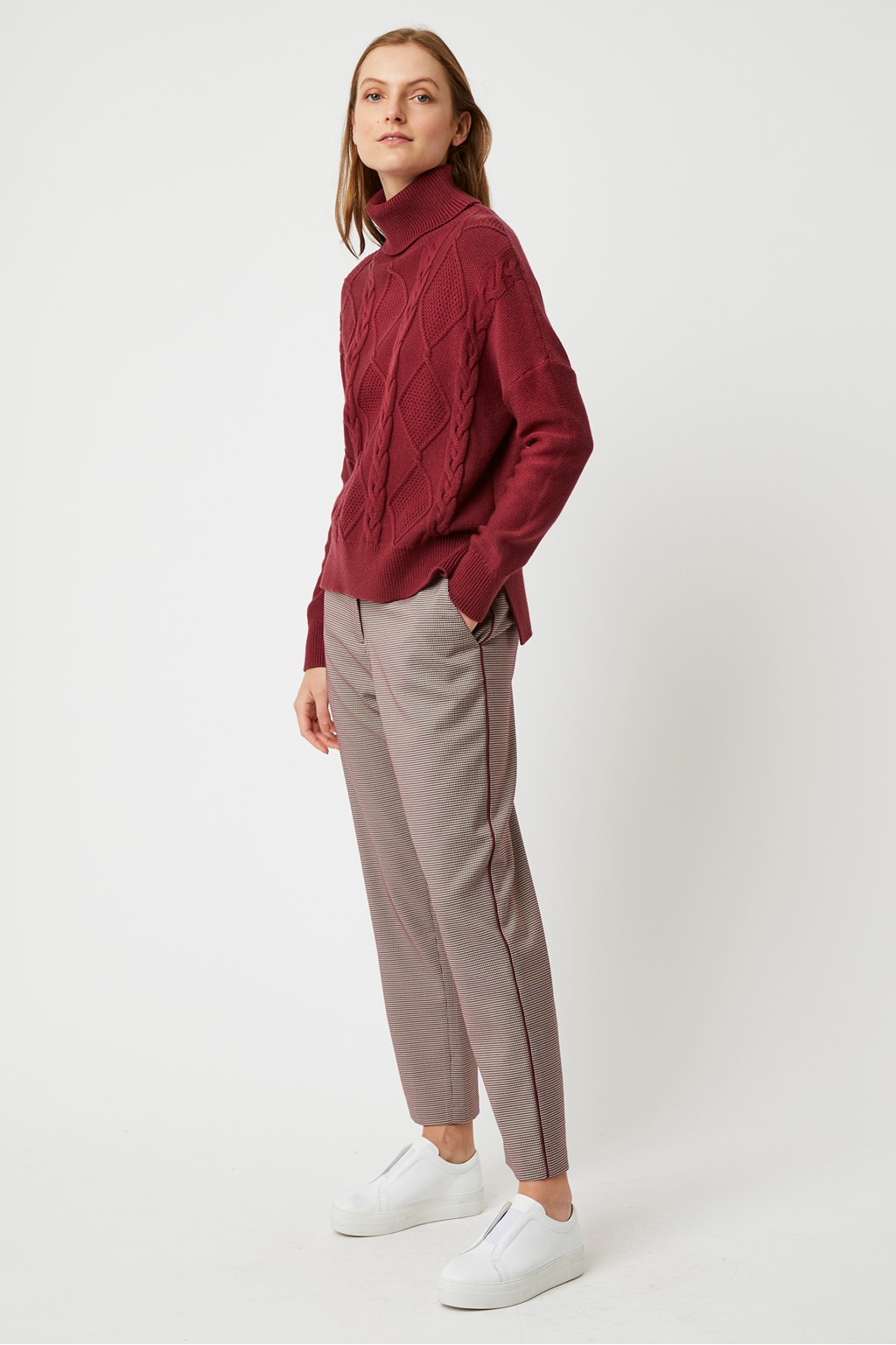 Hoyle Knit Roll Neck Jumper