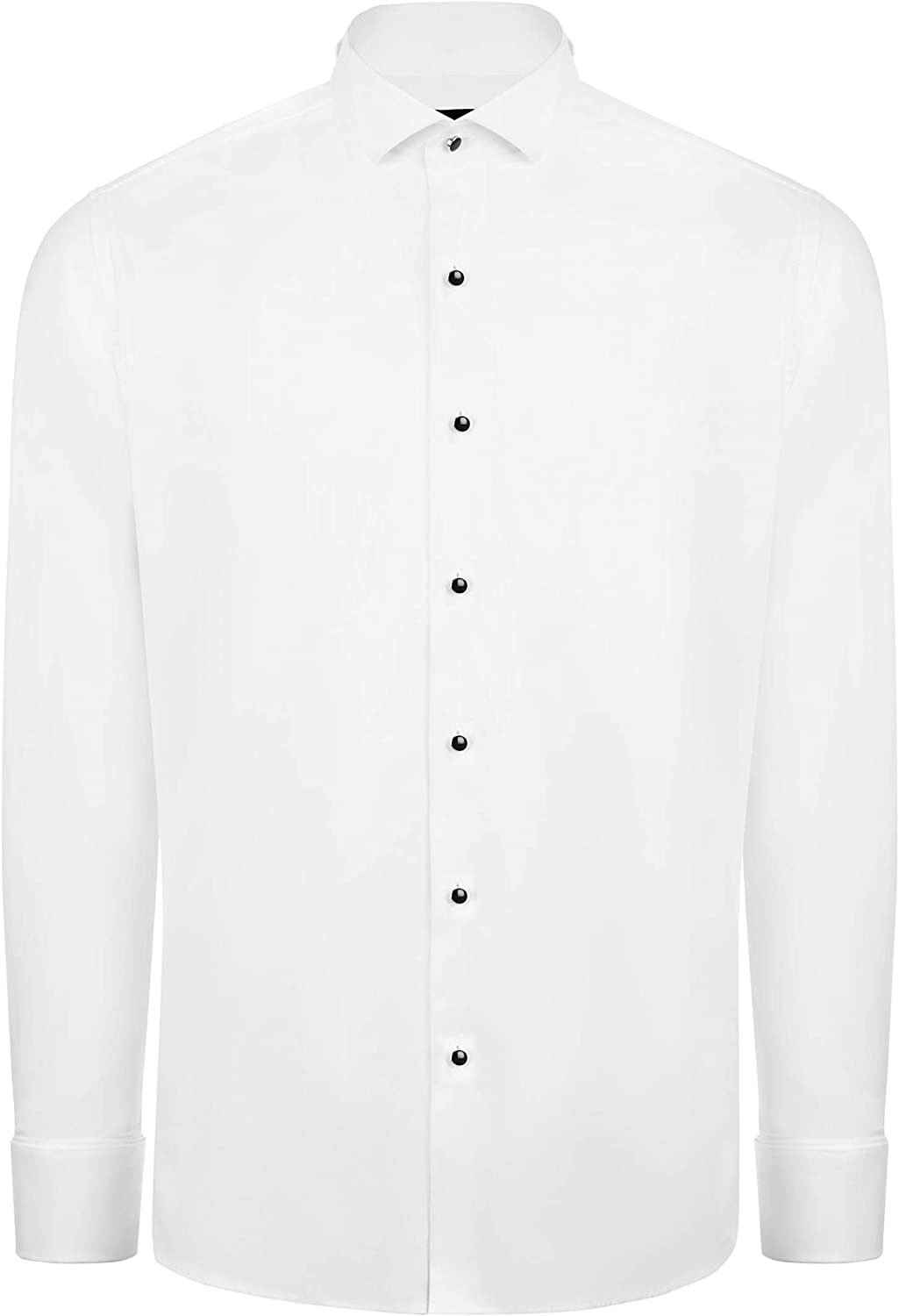 Jack Martin - Wing Collar Slim Fit Dress & Tuxedo Shirt with Dobble Cuff & Cufflinks