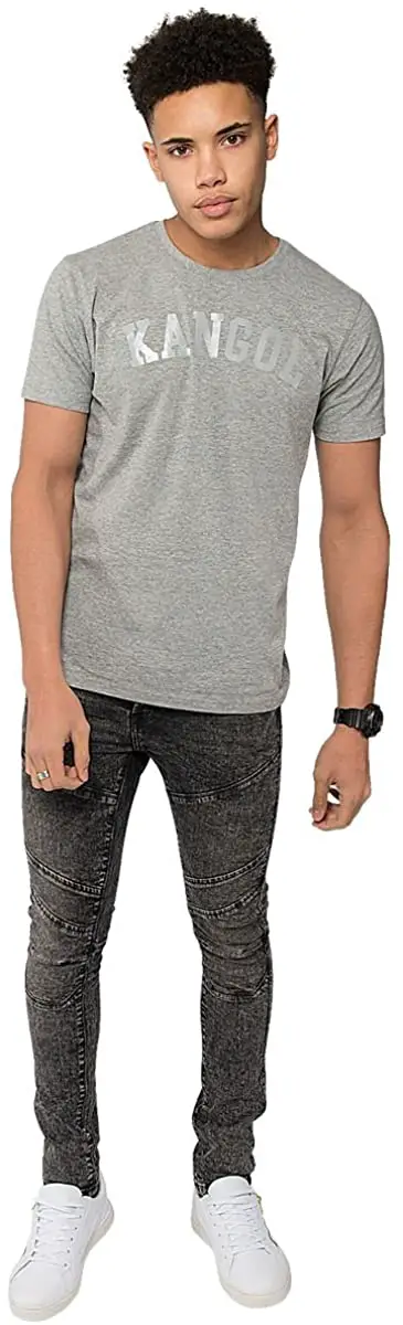 Loyalty And Faith Mens Acid Wash Casual Skinny Stretch Fit Biker Jeans Trousers