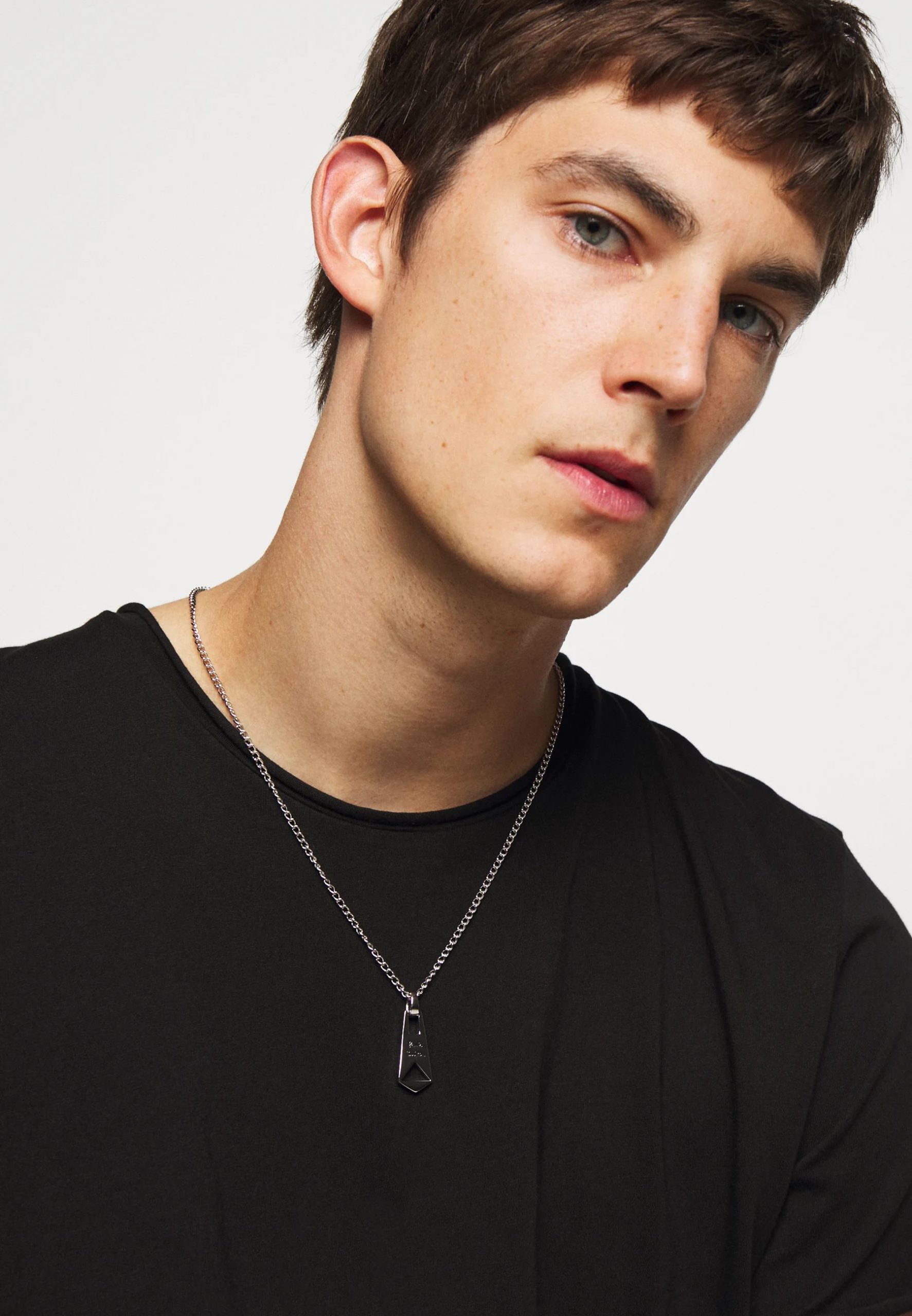 MEN NECKLACE ZIP PENDANT - Necklace