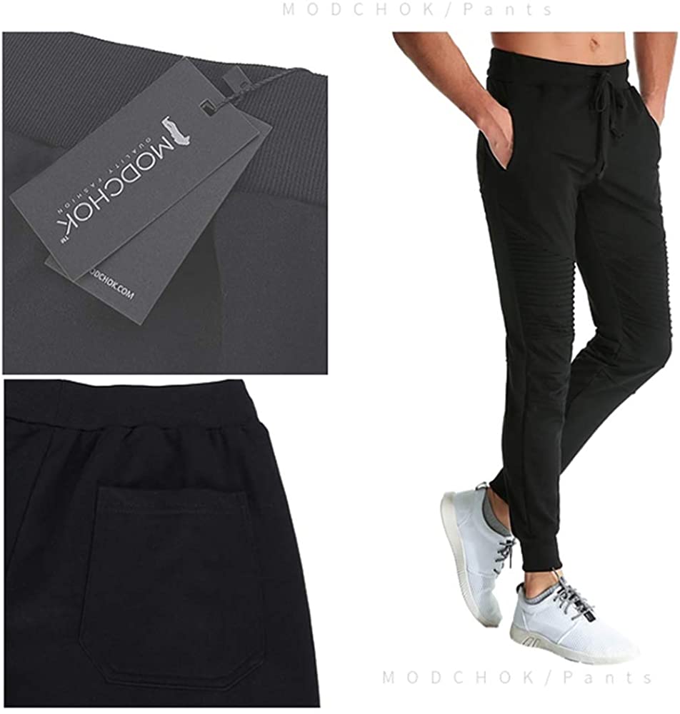 MODCHOK Men's Joggers Sweatpants Casual Athletic Running Workout Track Pants Slim Fit Sweatpants with Pockets