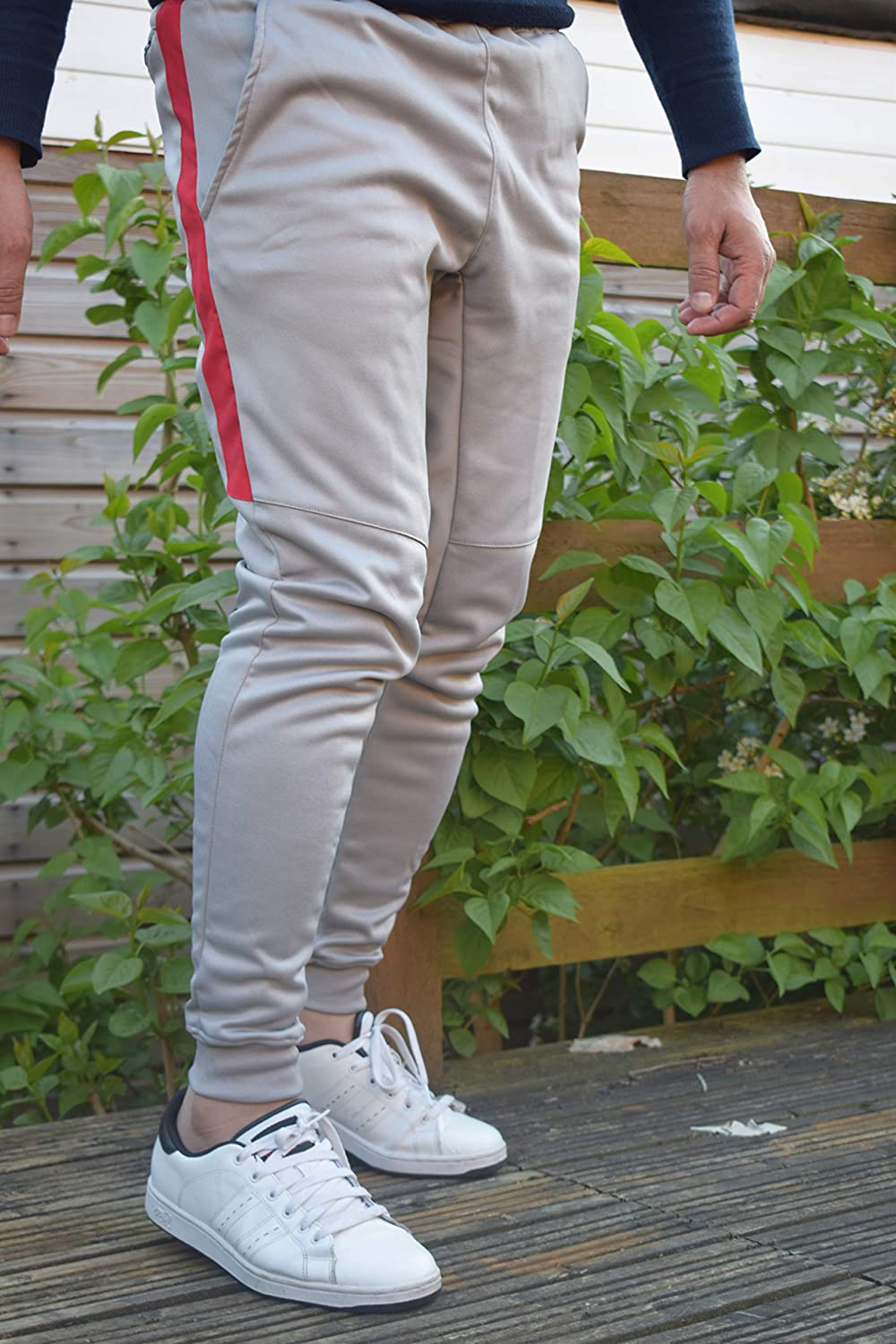 Men Gym Slim Fit Trousers Tracksuit Bottoms Sports Joggers Sweat Track Pant Boys Running Exercise Causal Trouser