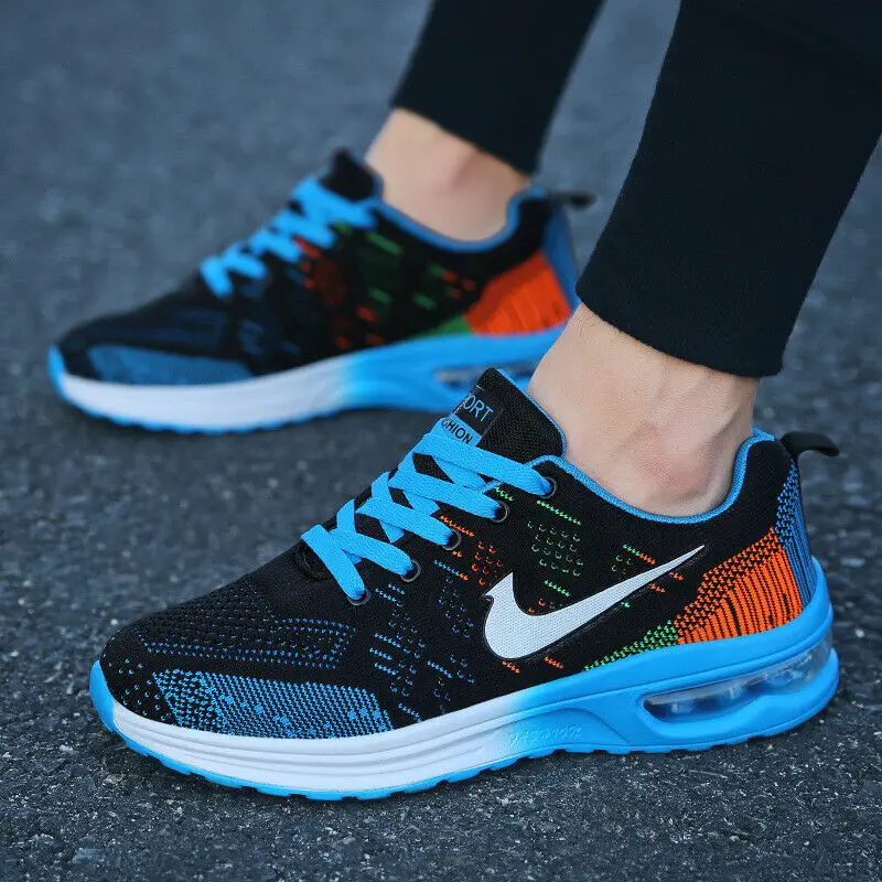 Men Women Walking Gym Sport Trainers Air Cushion Sneakers Casual Running Shoes