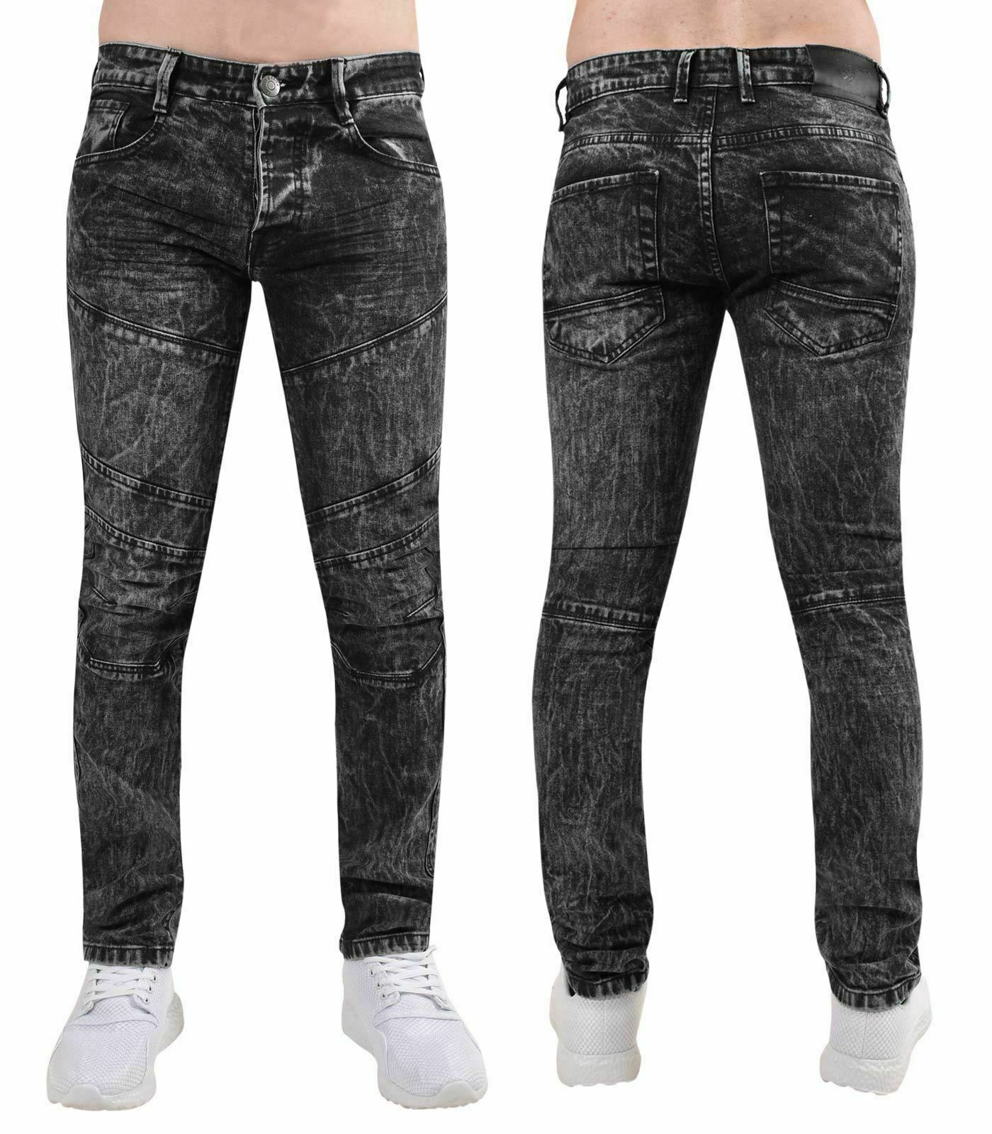 Black Acid Wash Jeans Men's Acid Jeans Wash River Island Men Vinny ...