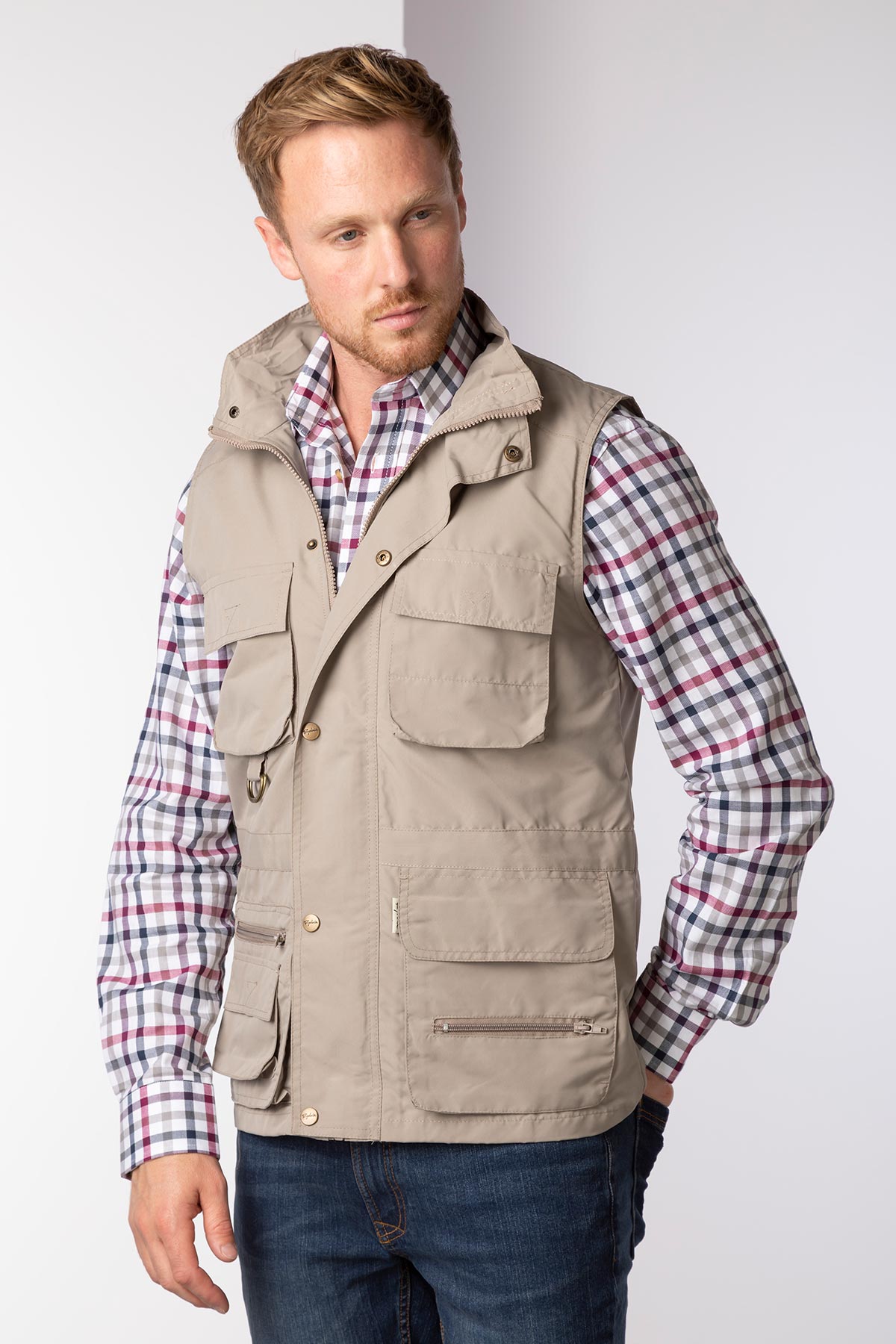 Men's Multi-Pocket Utility Vest