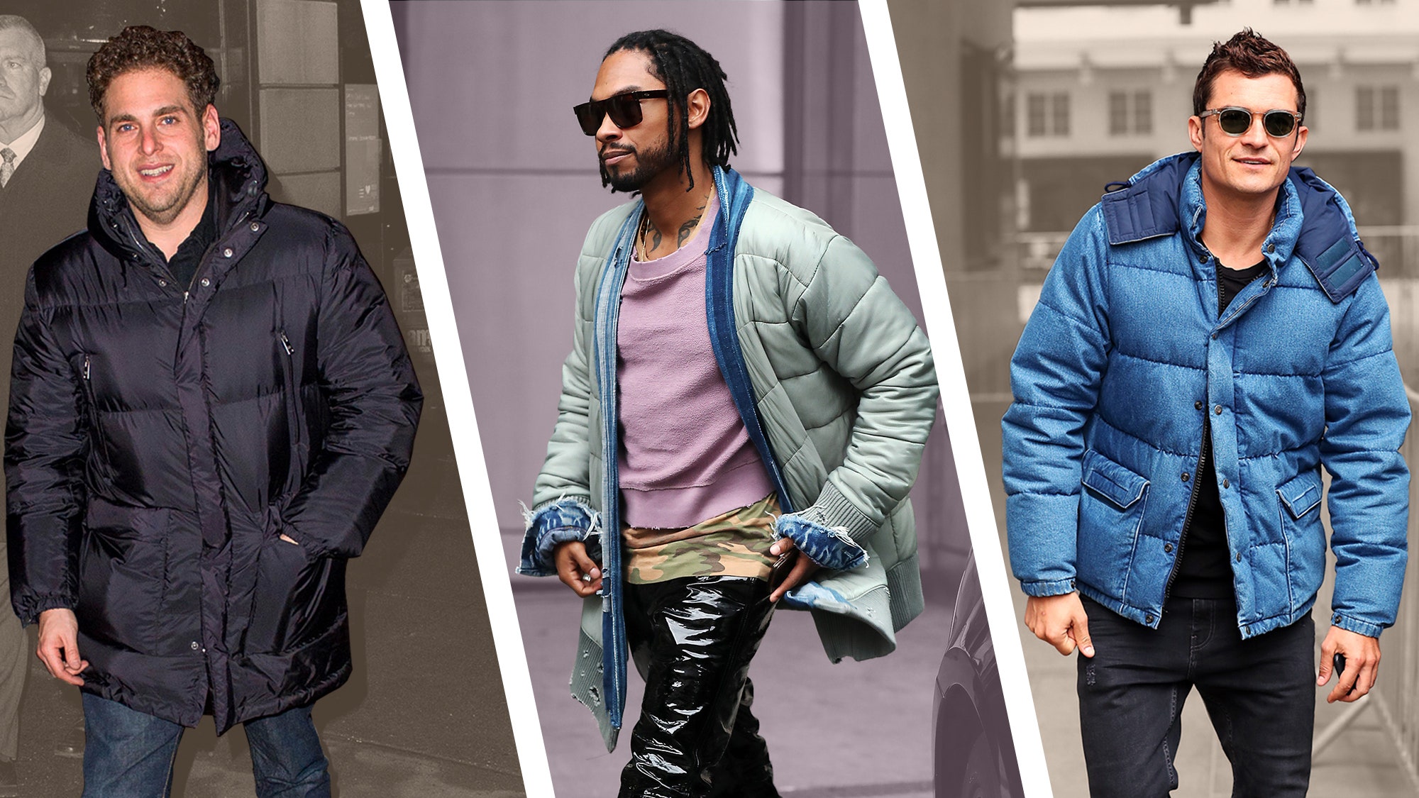 stylish puffer jacket men