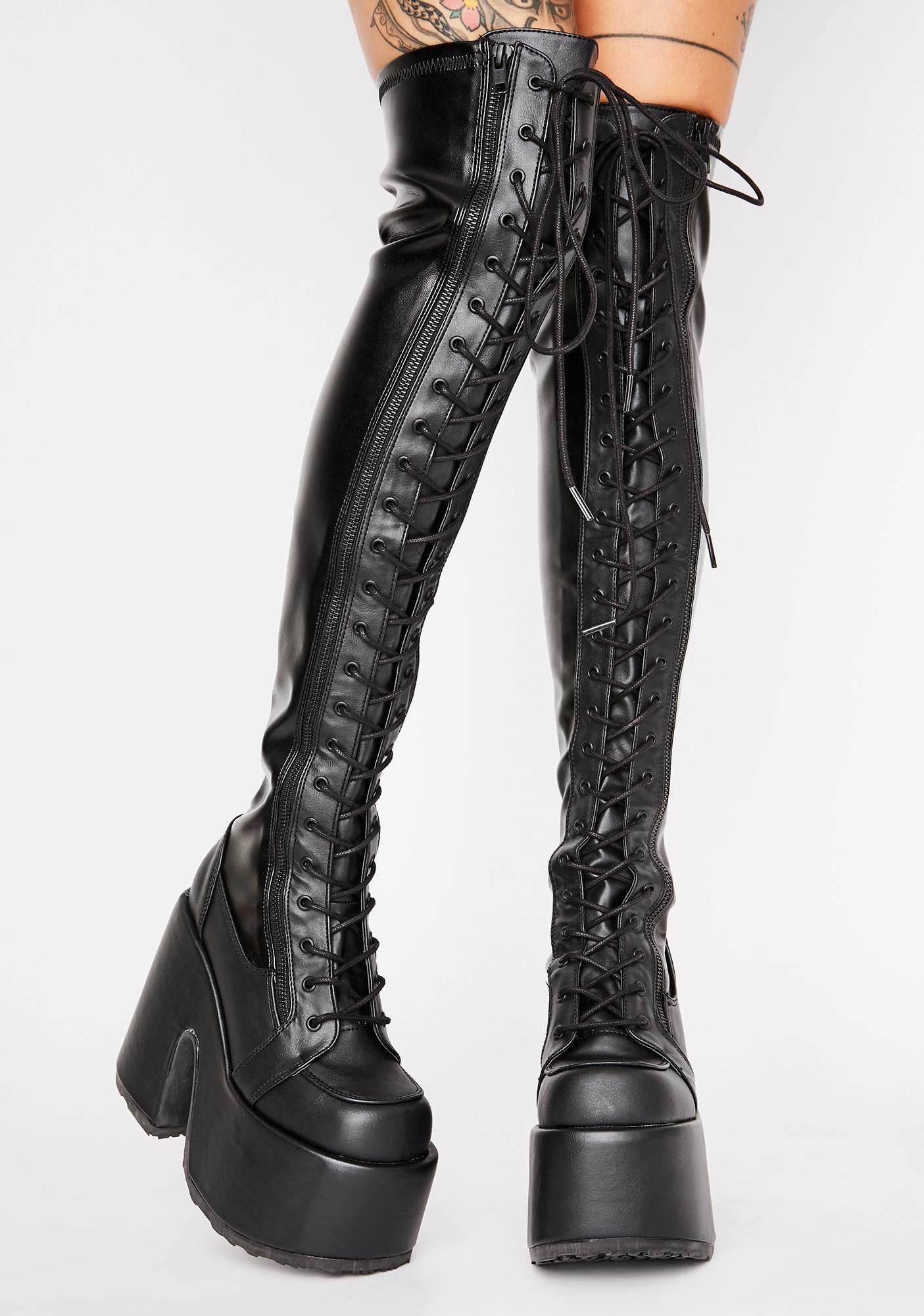 Rave Royalty Thigh High Boots