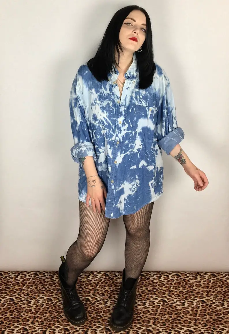 Reworked Acid Wash Shirt