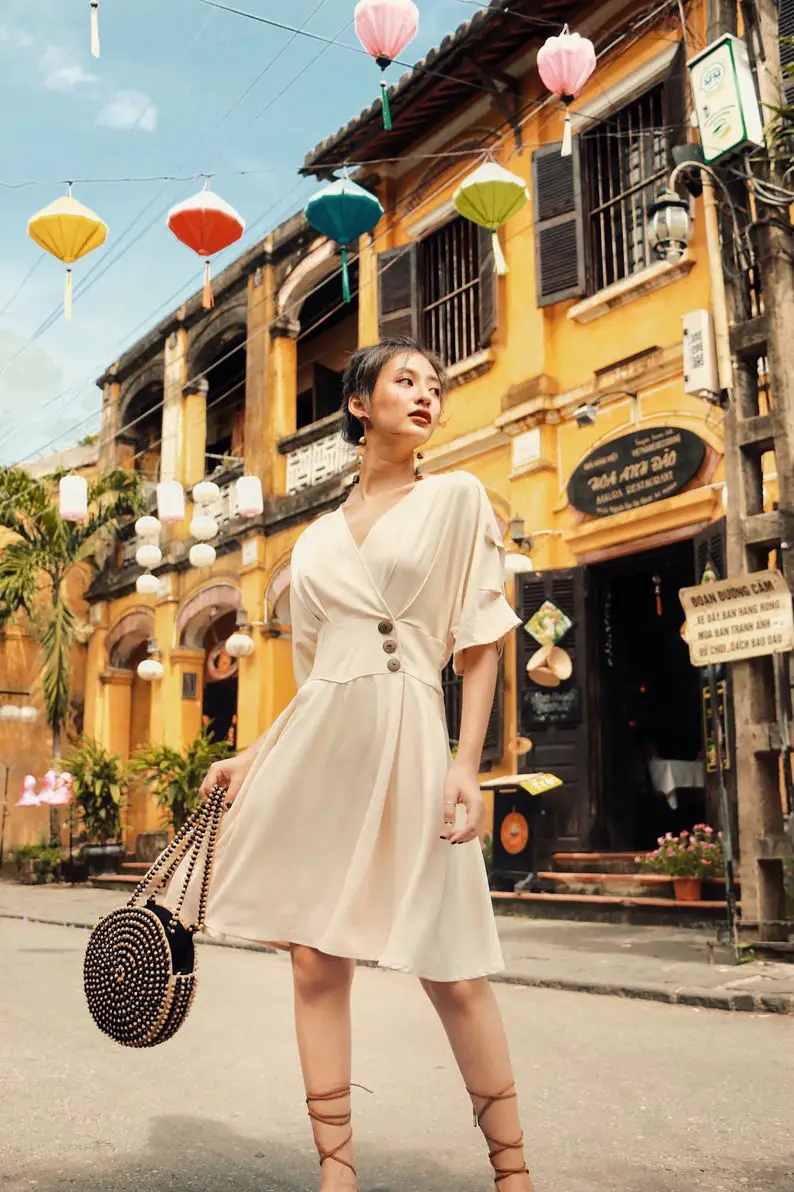 Silk wrap dress - Dresses for women - Women's silk dress - Sleeveless dress silk dress - Silk party dress - Slip dress - Gift For Easter